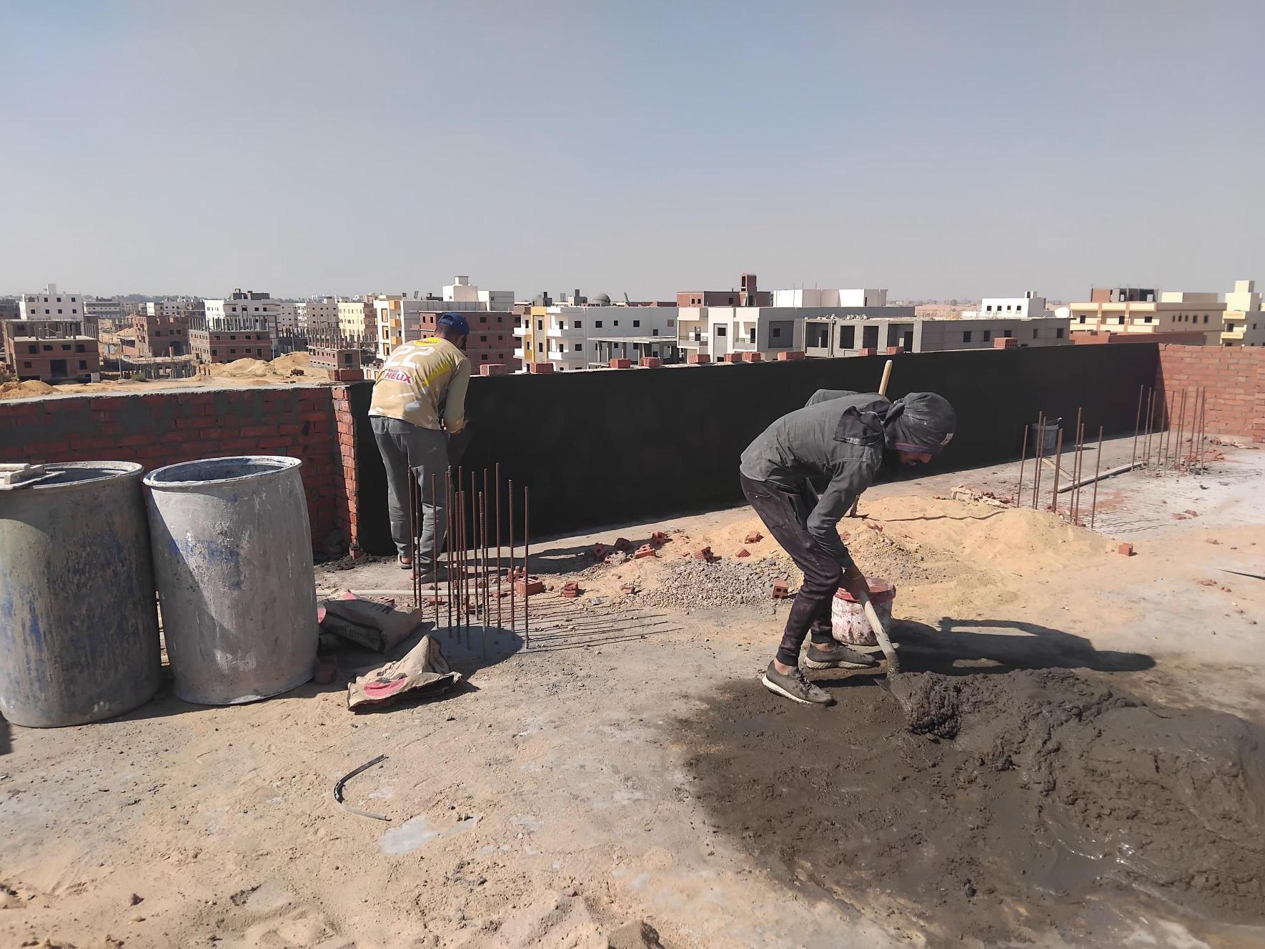 Construction stage Roof walls