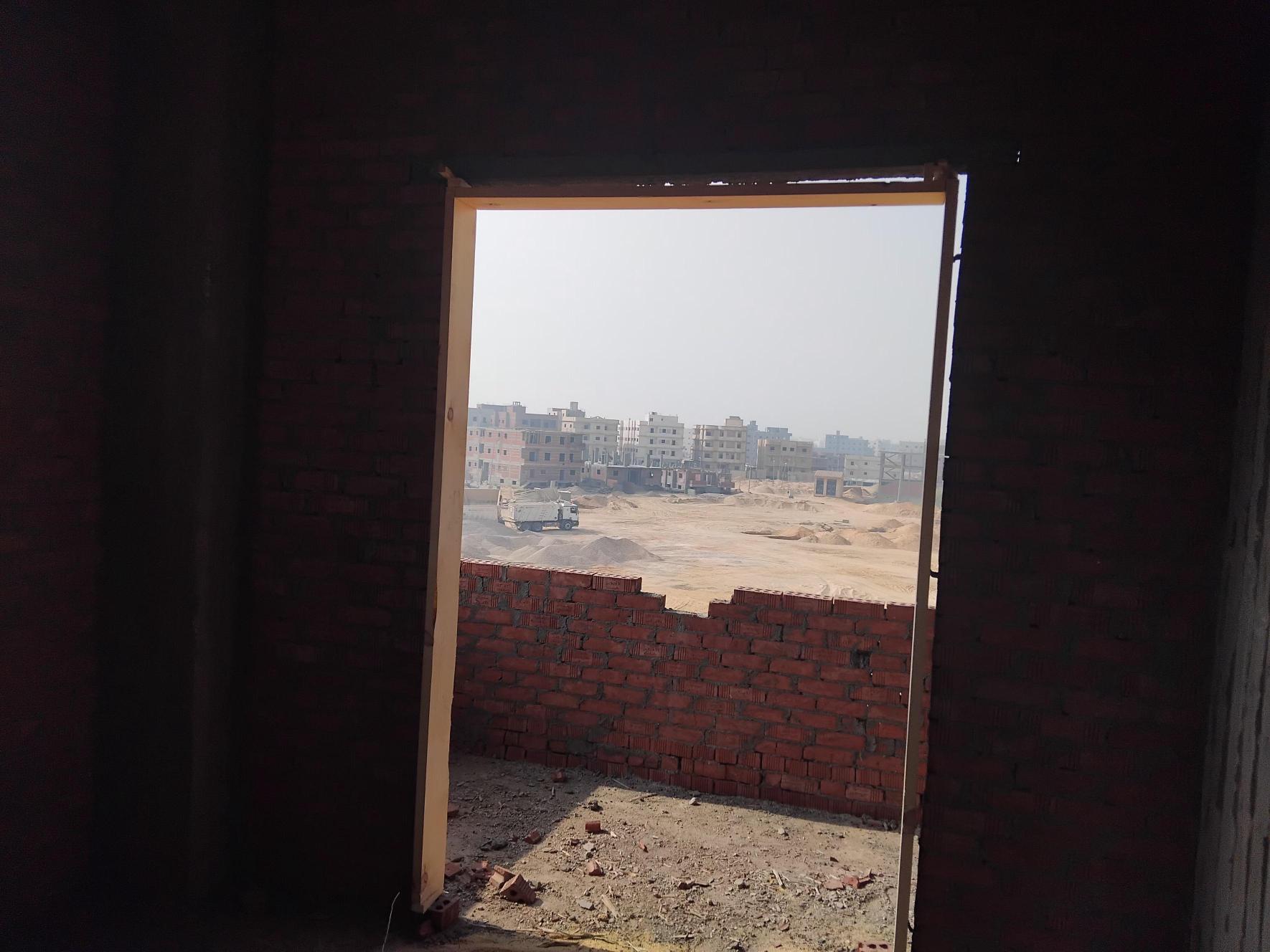 Construction stage Wooden door frames