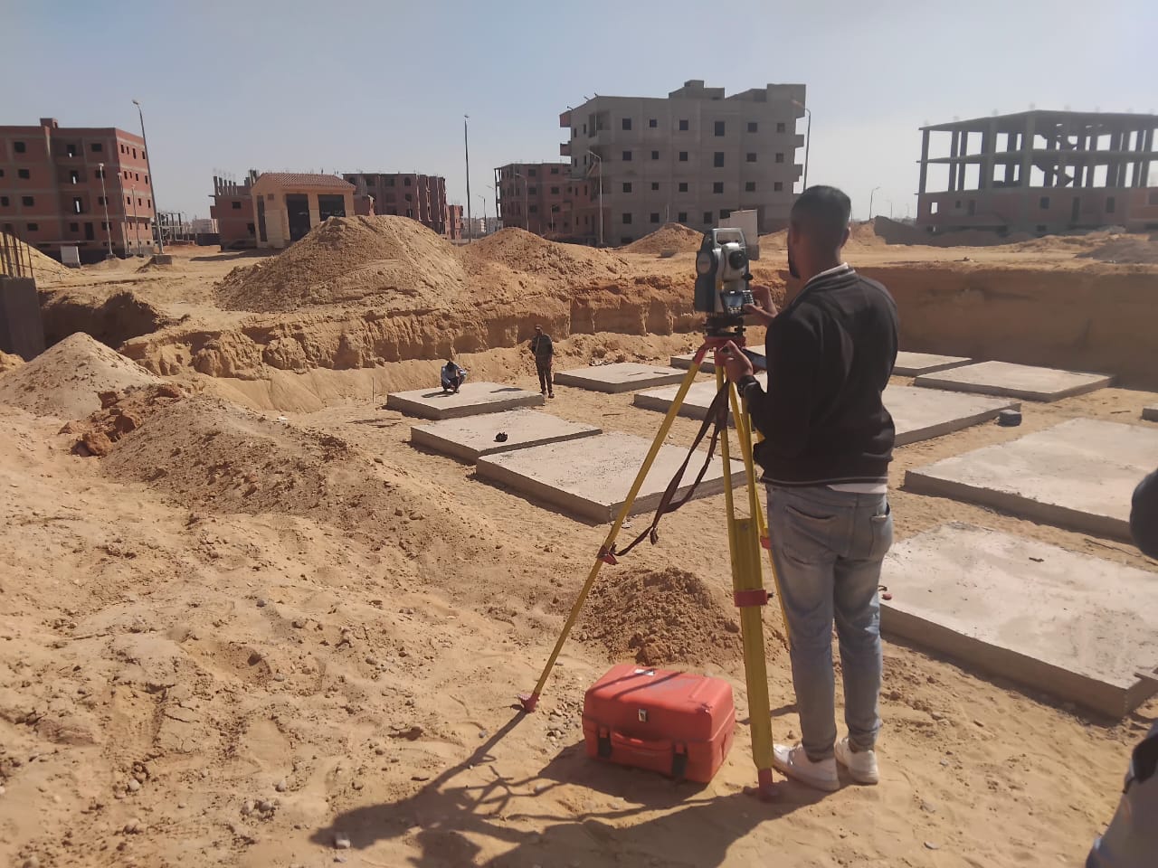 Construction stage Reinforced foundations