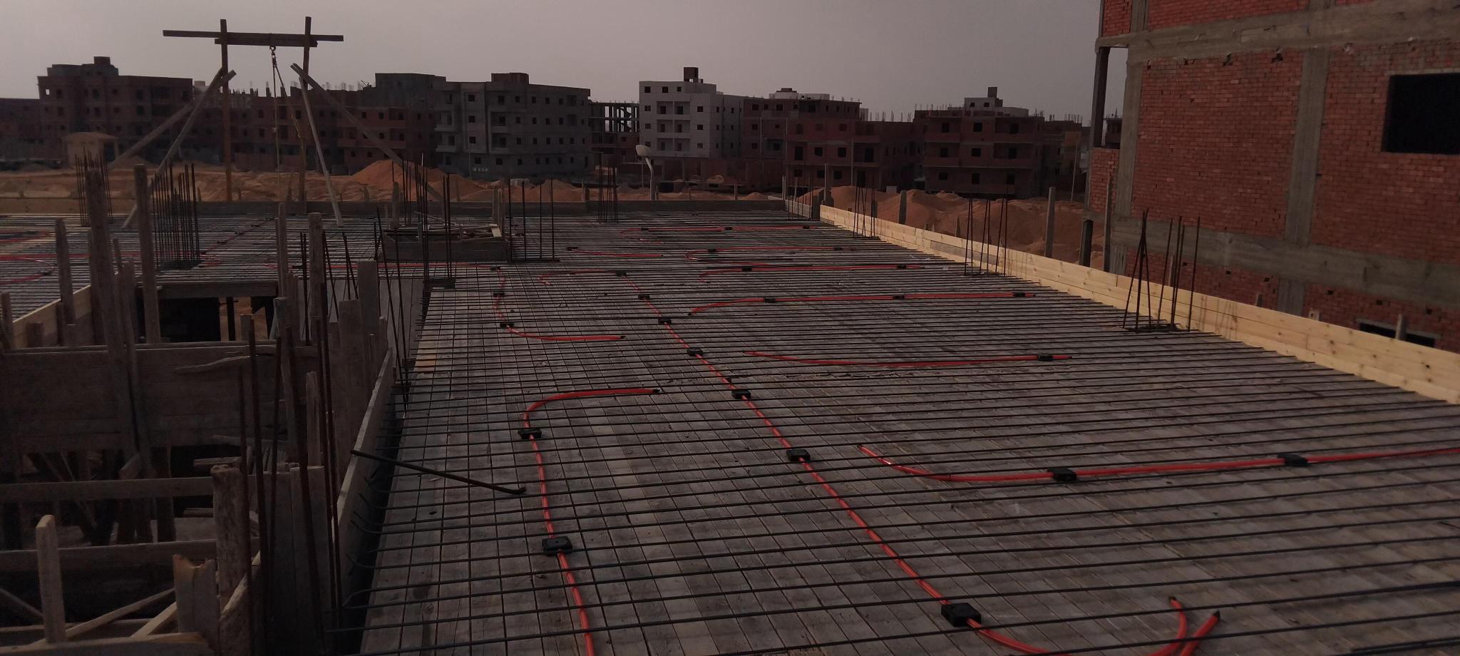 Construction stage First floor slab