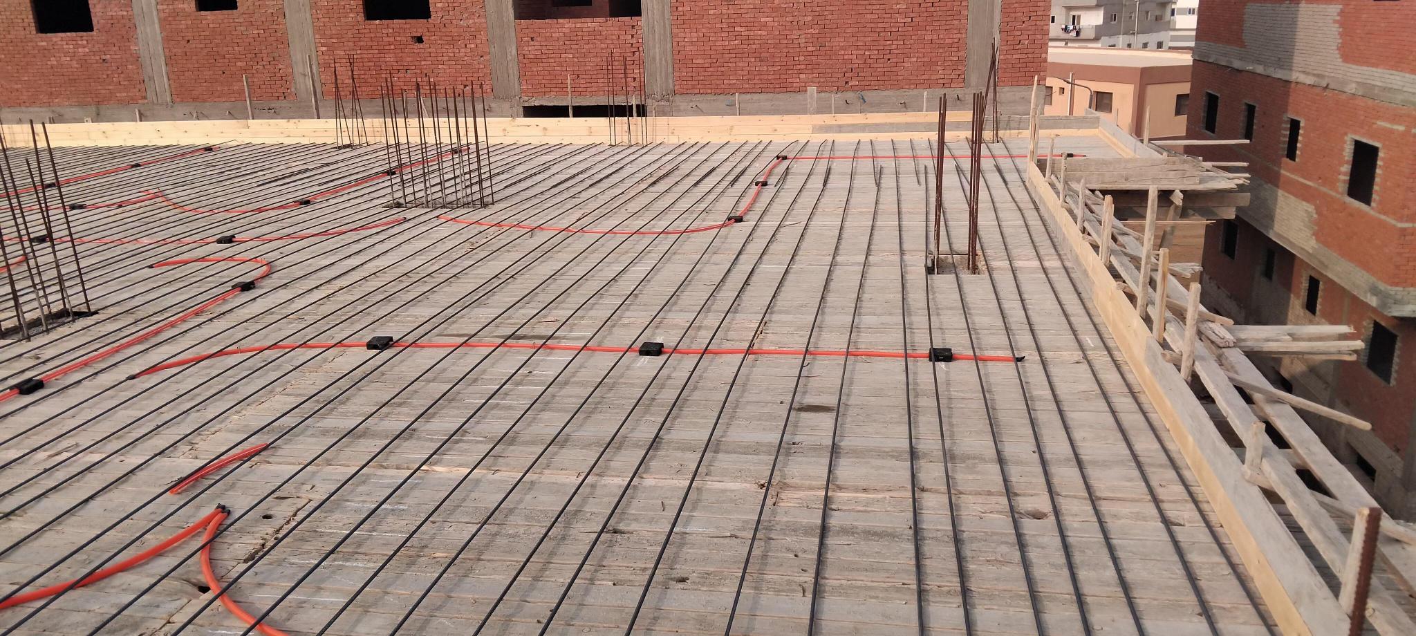 Construction stage First floor slab