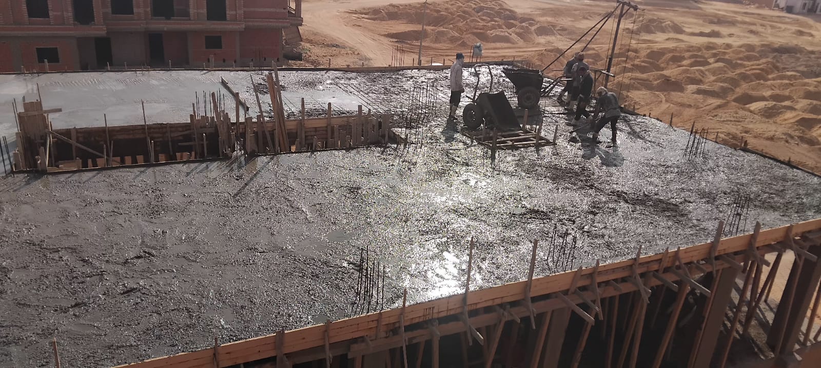 Construction stage First floor slab