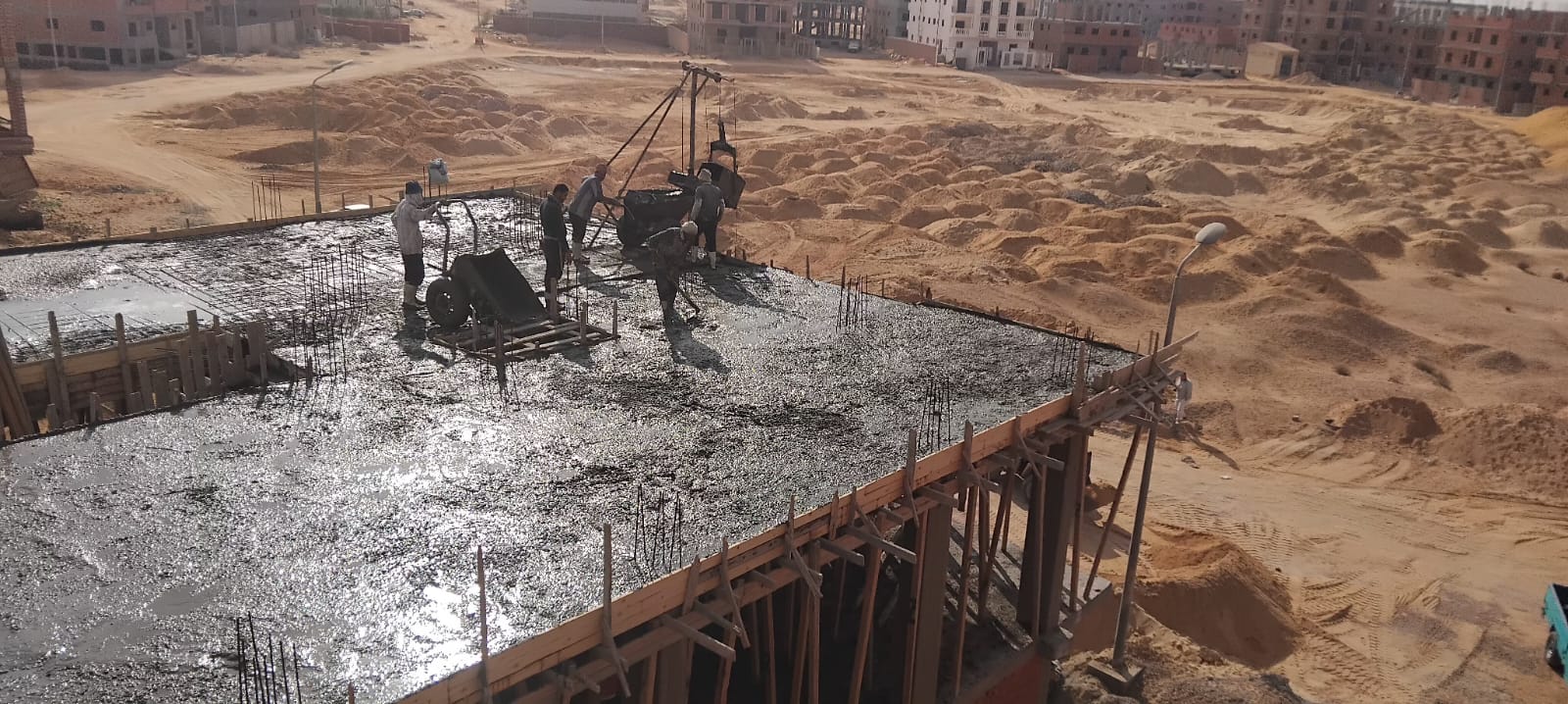 Construction stage First floor slab