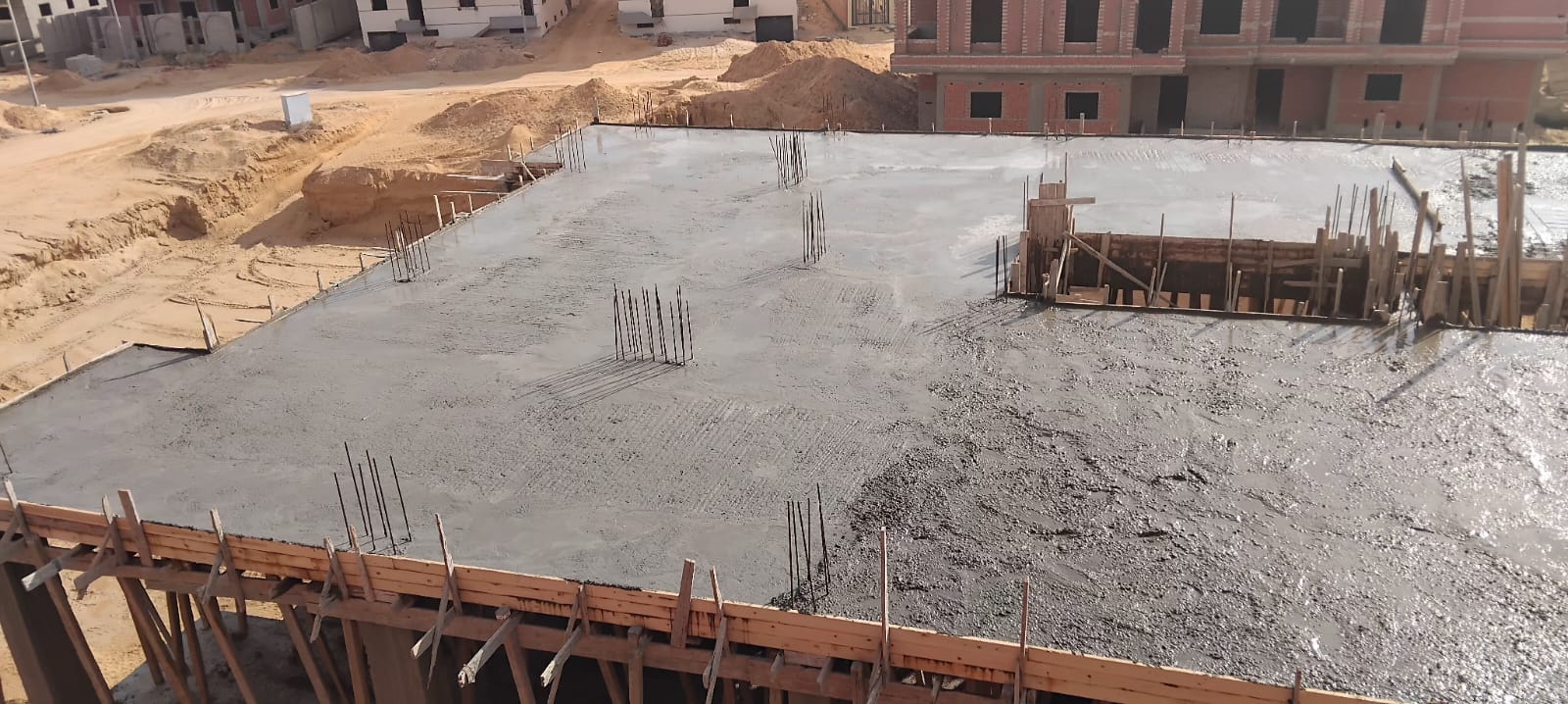 Construction stage First floor slab