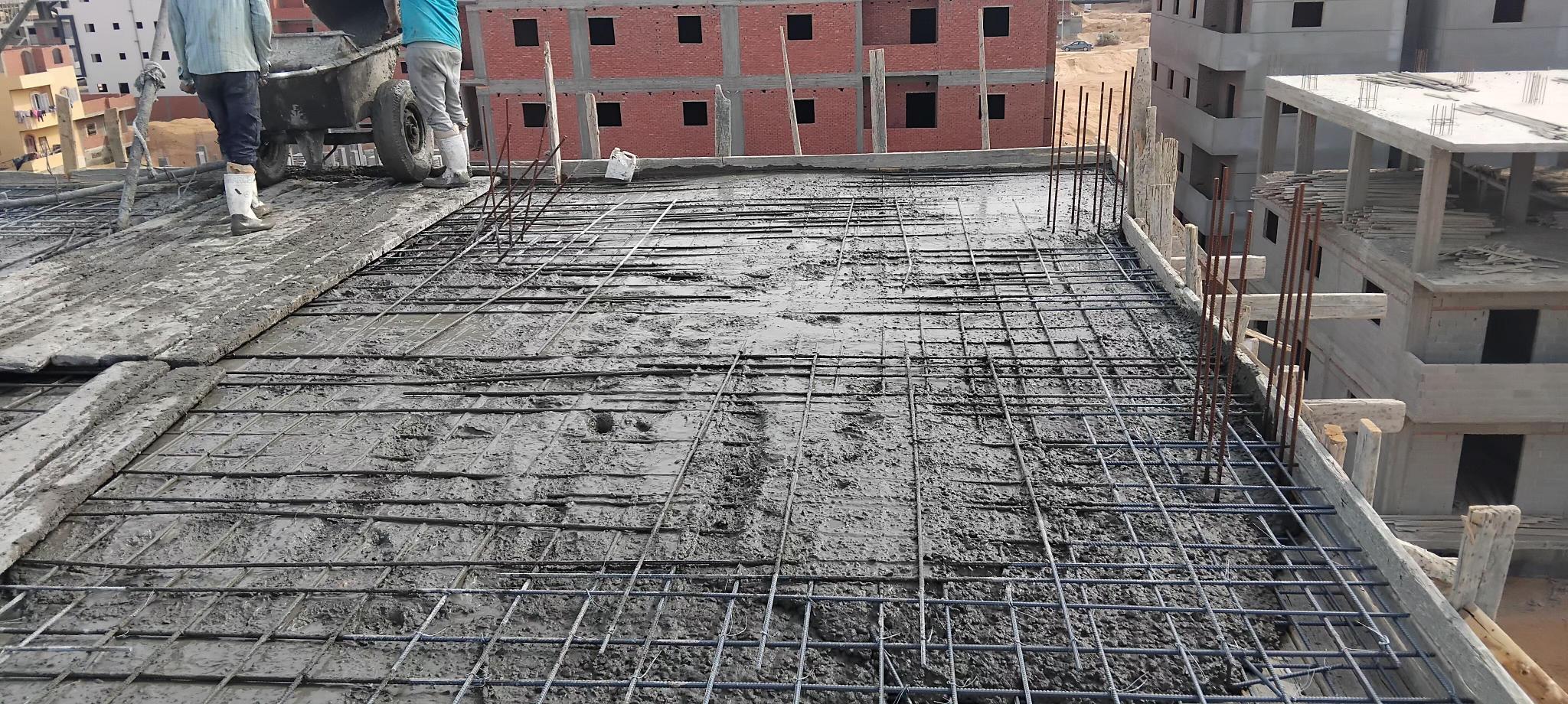 Construction stage Third floor slab