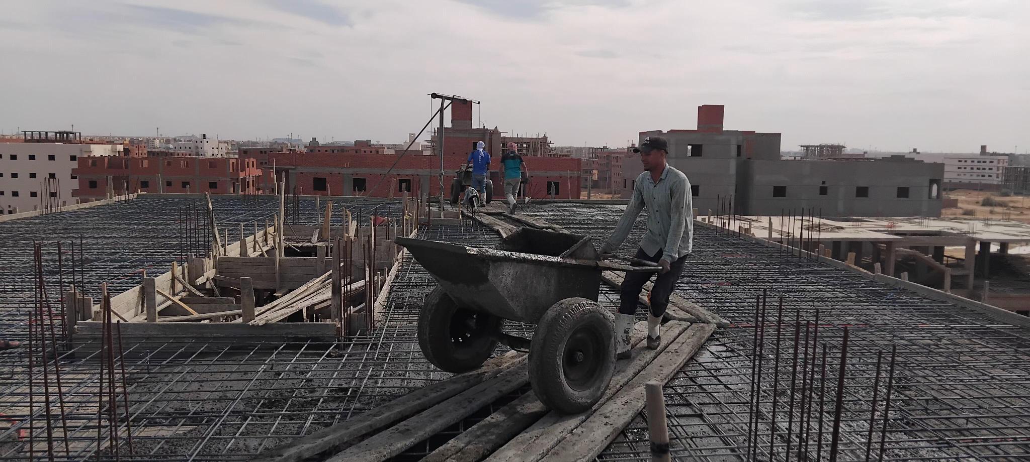 Construction stage Third floor slab