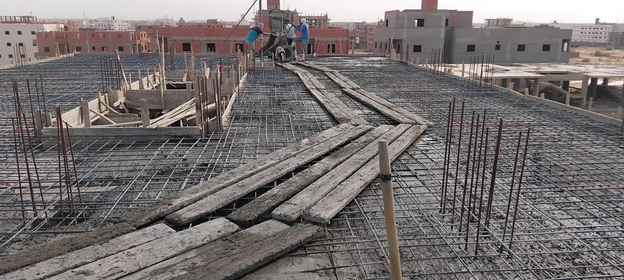 Construction stage Third floor slab