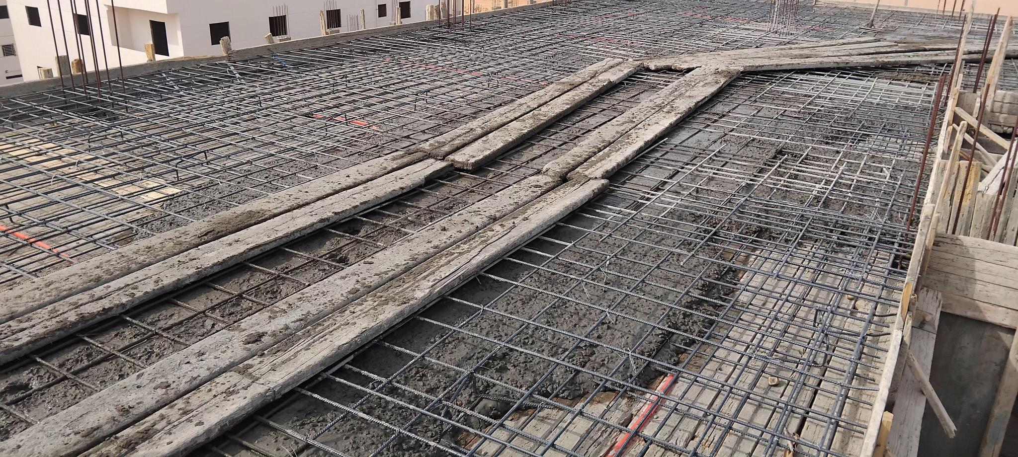 Construction stage Third floor slab