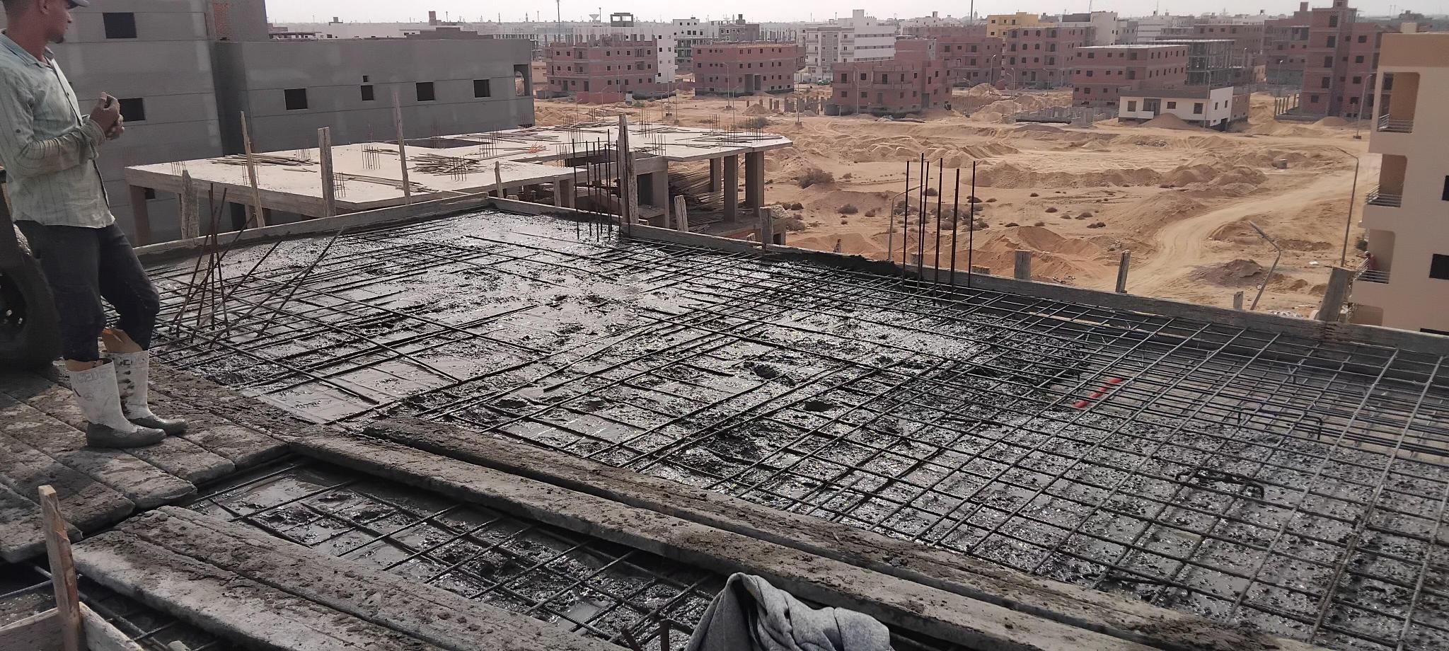 Construction stage Third floor slab