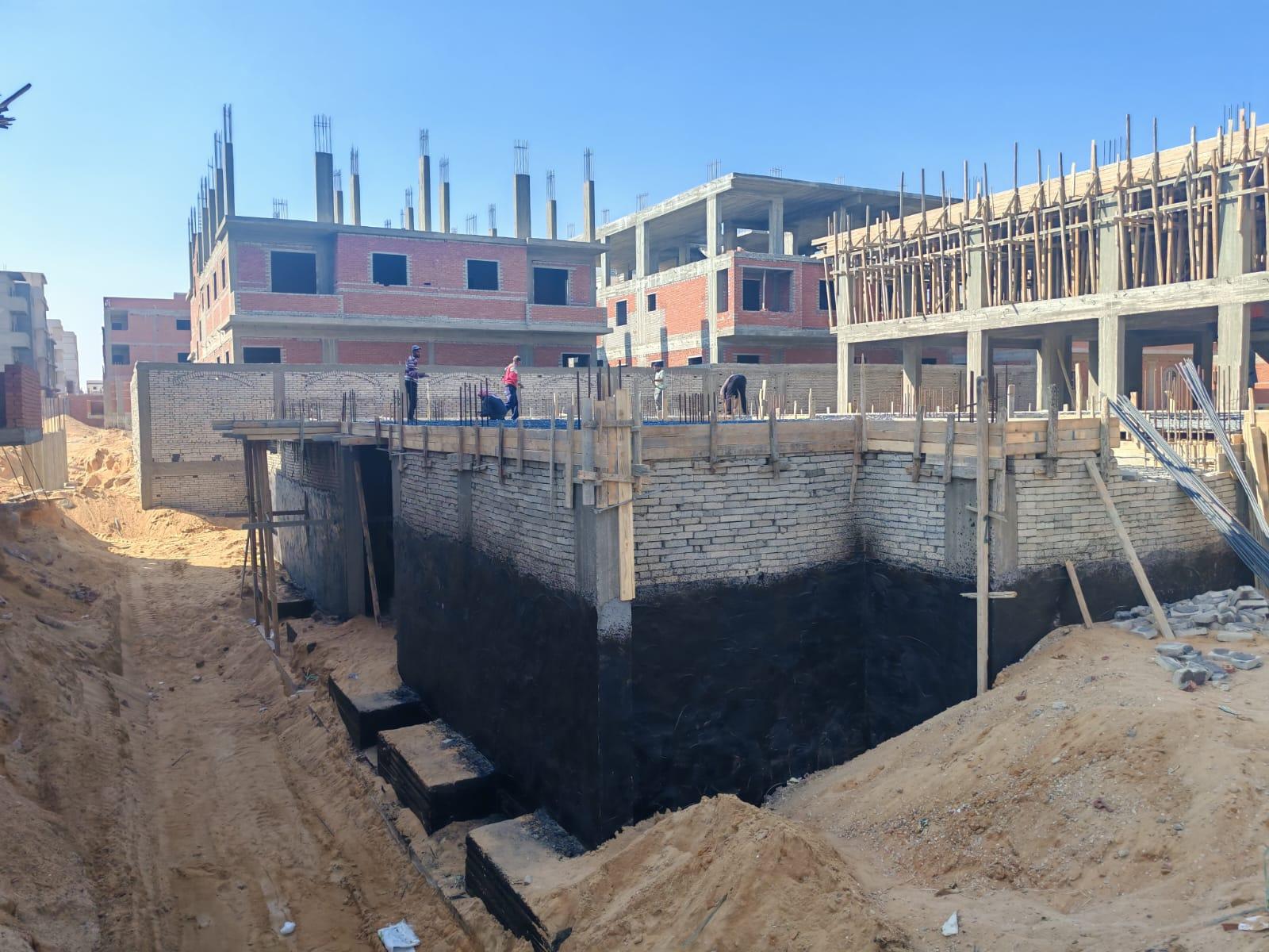 Construction stage Basement slab