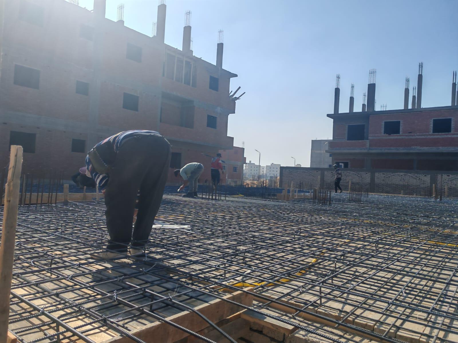 Construction stage Basement slab