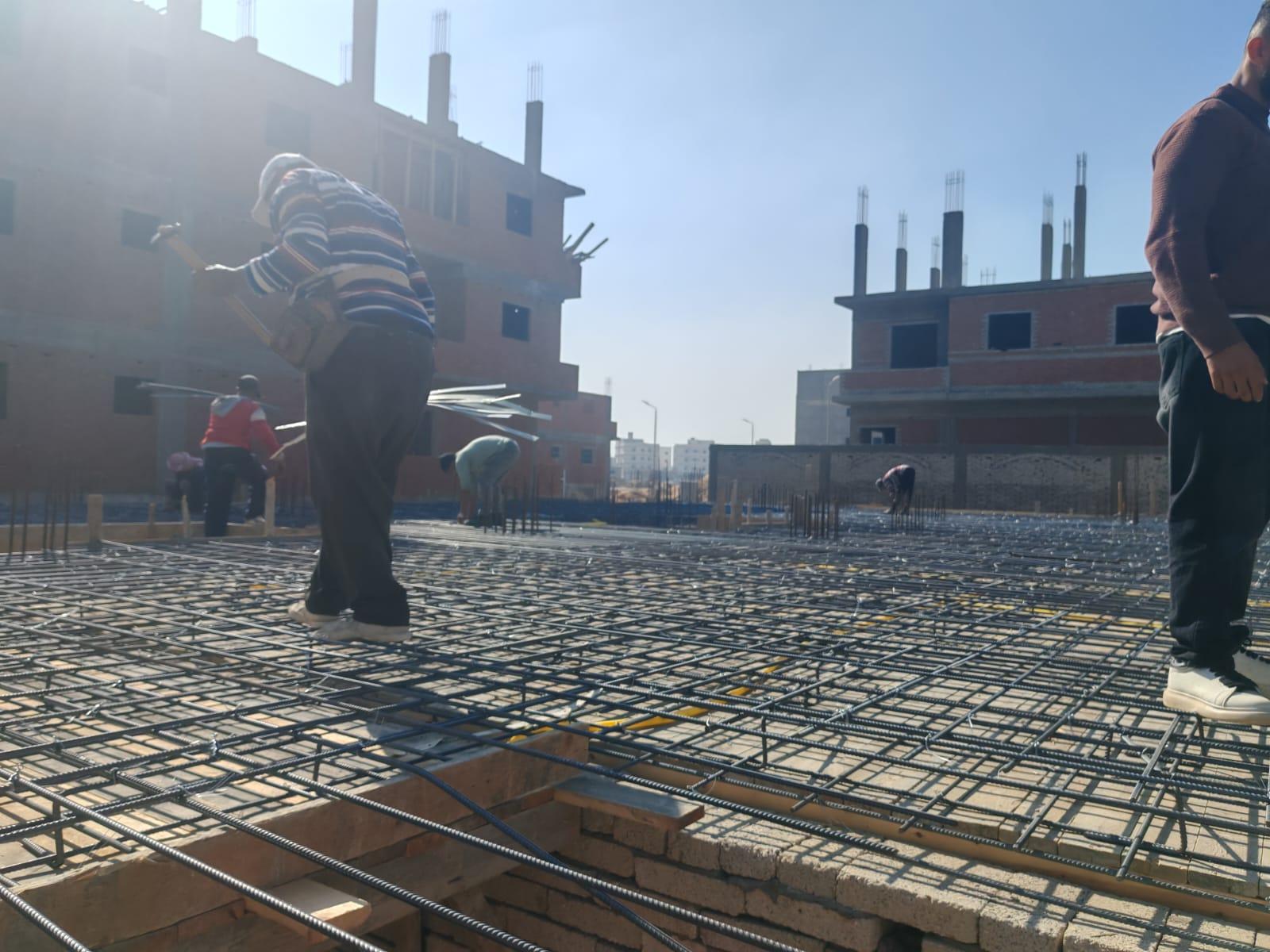 Construction stage Basement slab