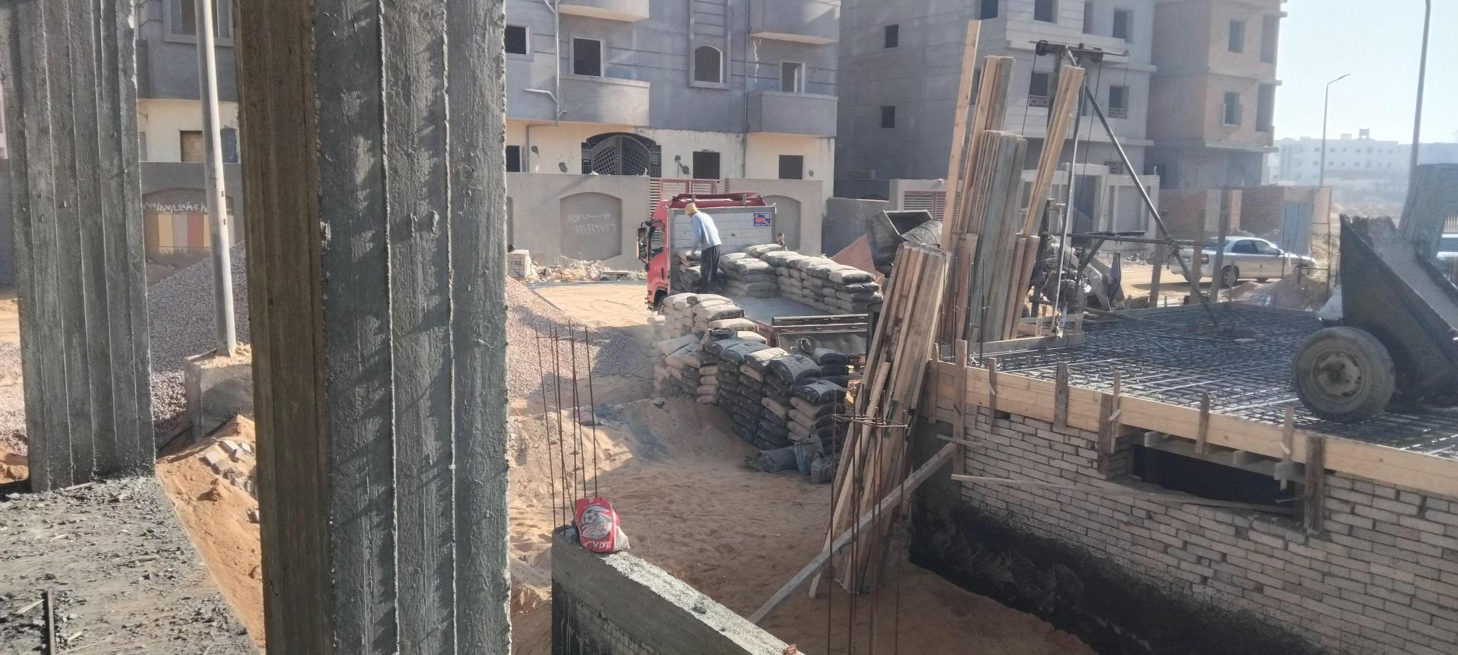 Construction stage Basement slab