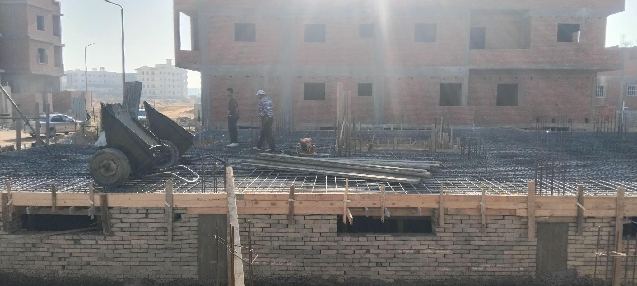Construction stage Basement slab