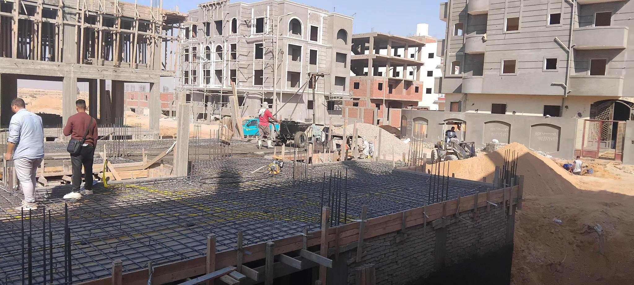 Construction stage Basement slab