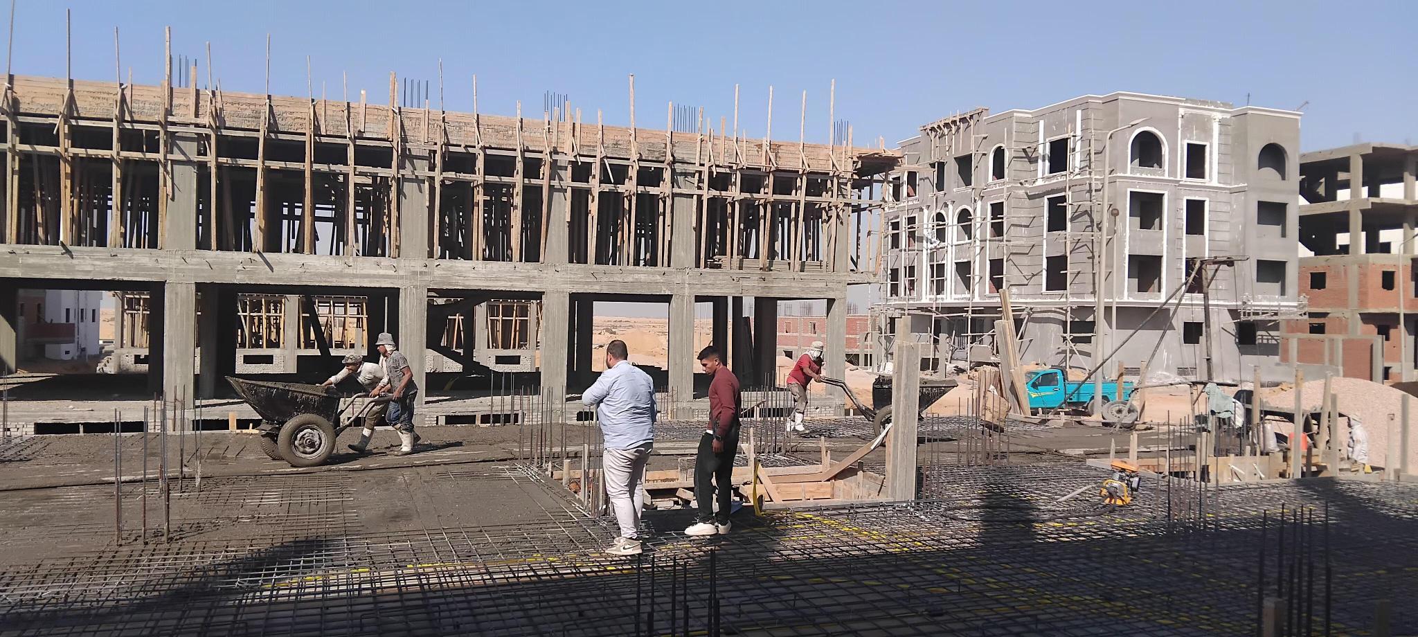 Construction stage Basement slab