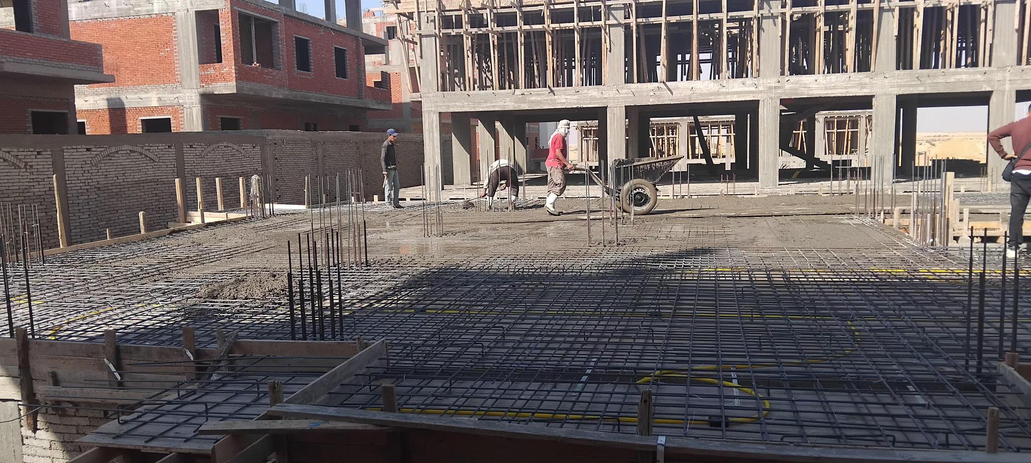 Construction stage Basement slab