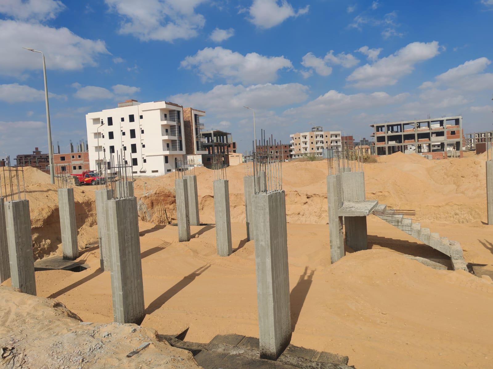Construction stage Backfilling around foundations
