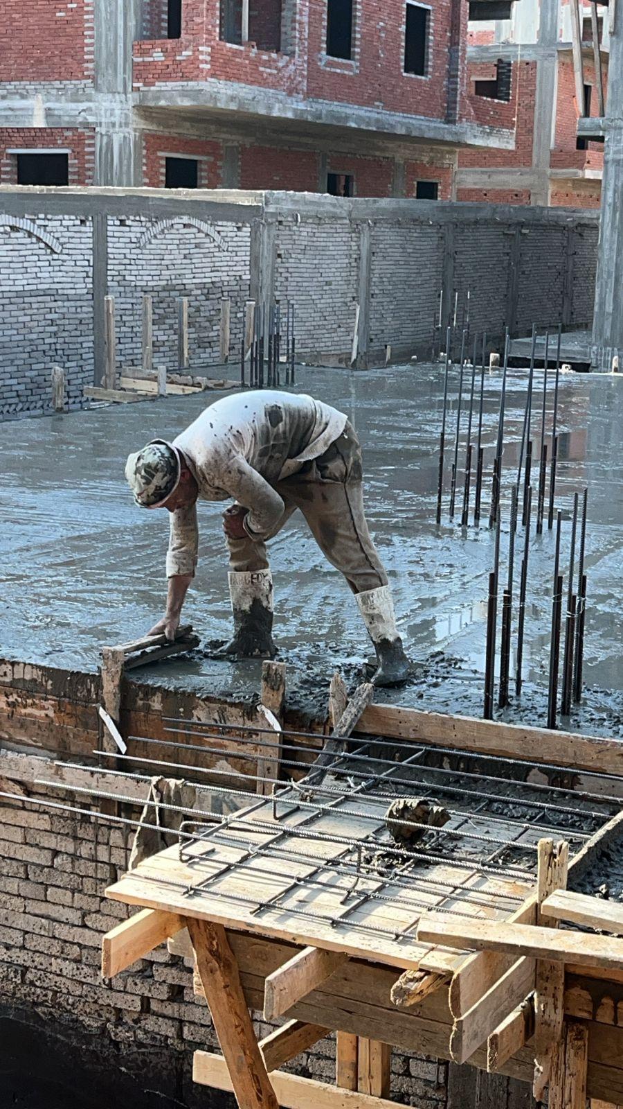 Construction stage Basement slab