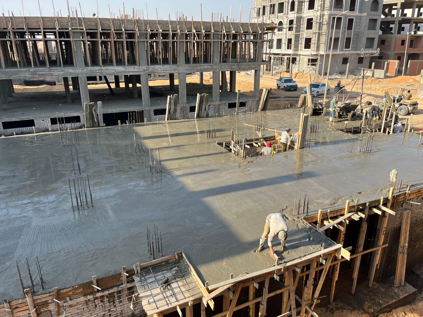 Construction stage Basement slab