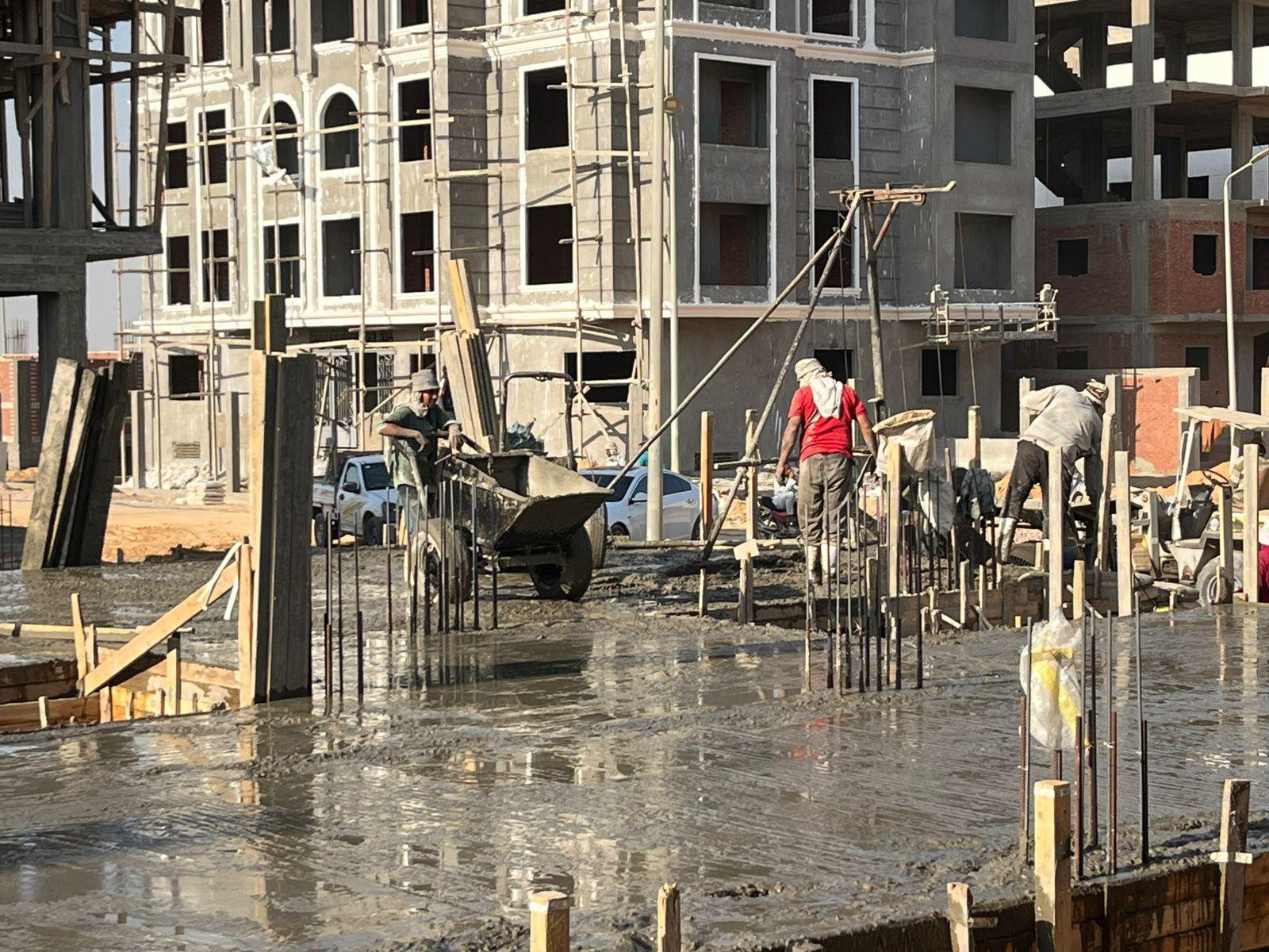 Construction stage Basement slab