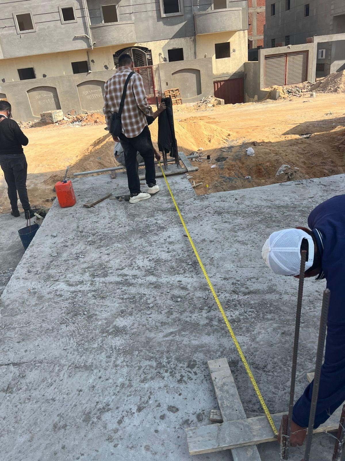 Construction stage Ground floor columns