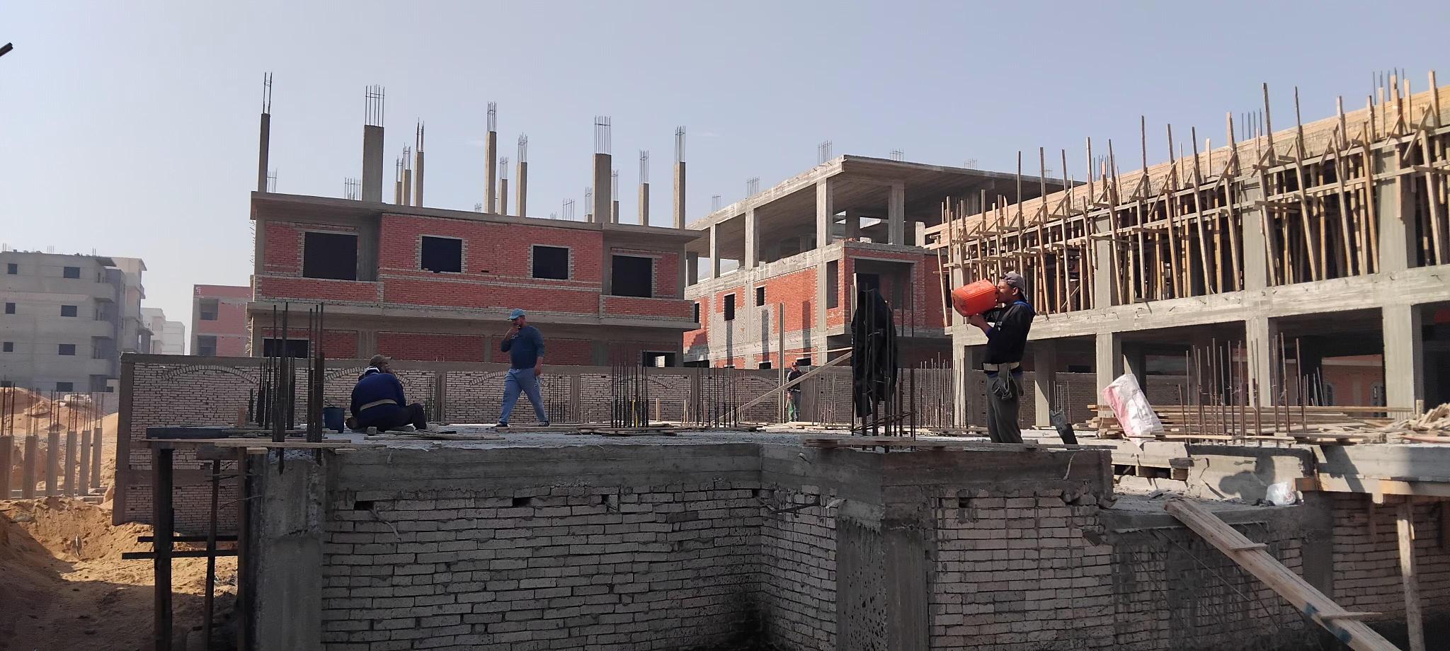 Construction stage Ground floor columns