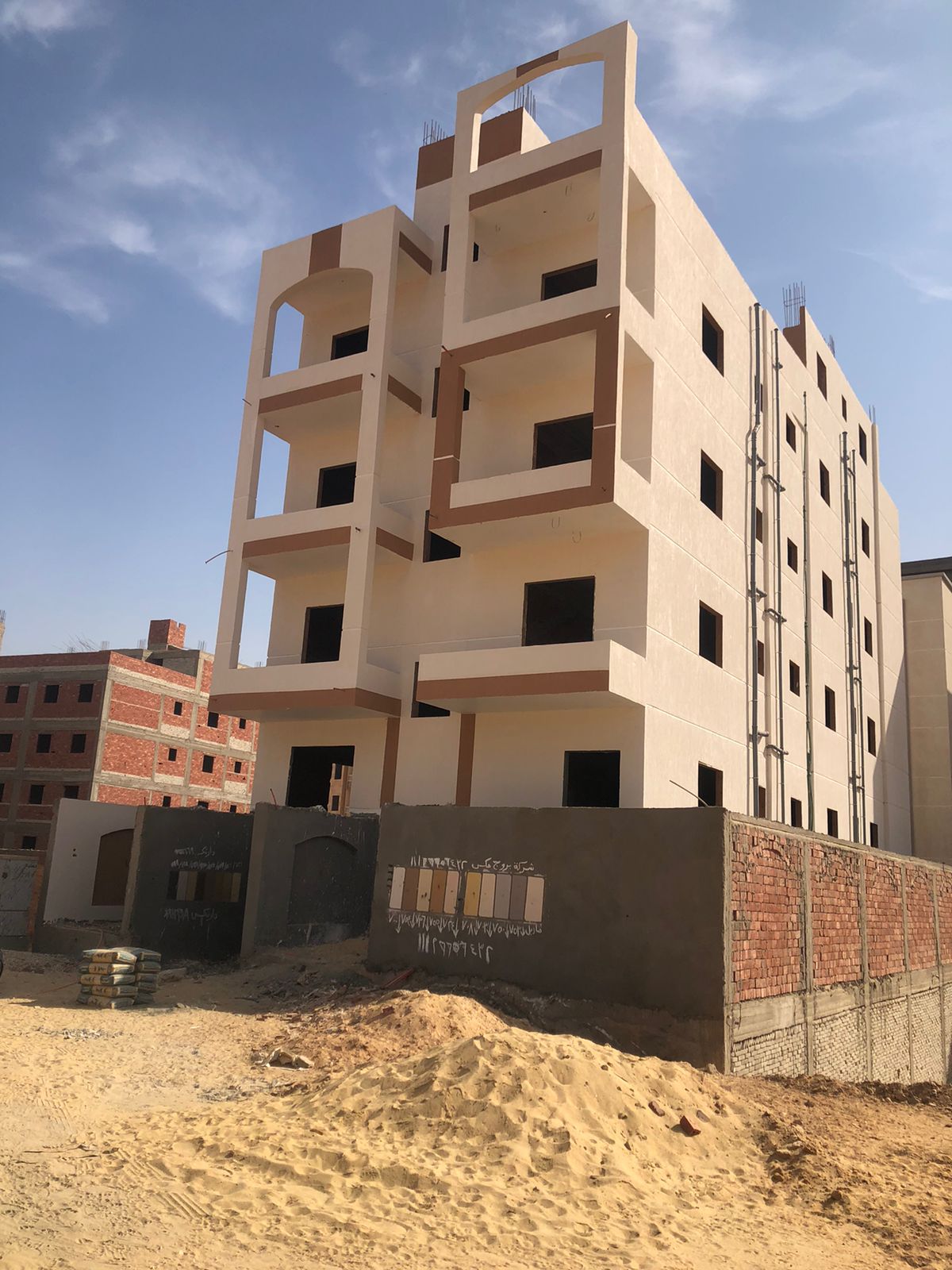 Construction stage Plaster and putty