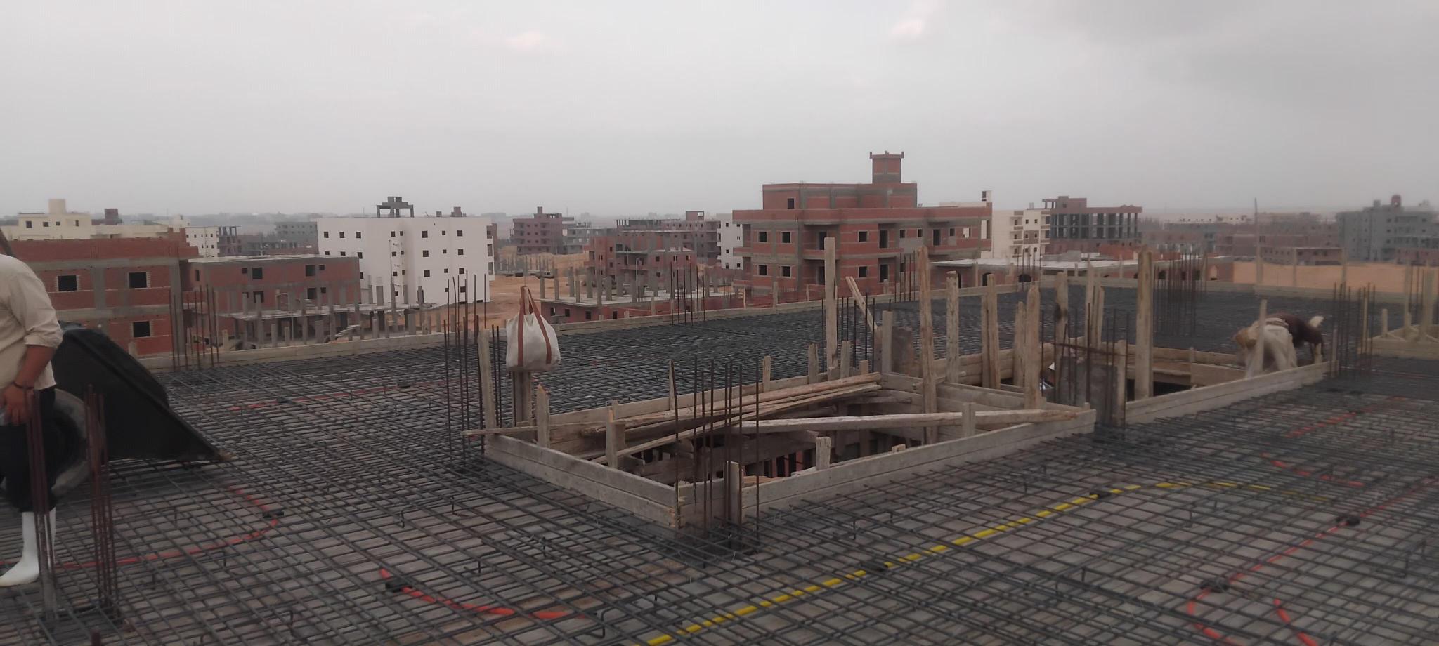Construction stage Third floor slab