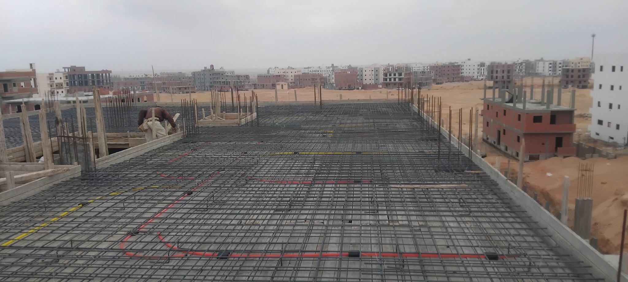 Construction stage Third floor slab
