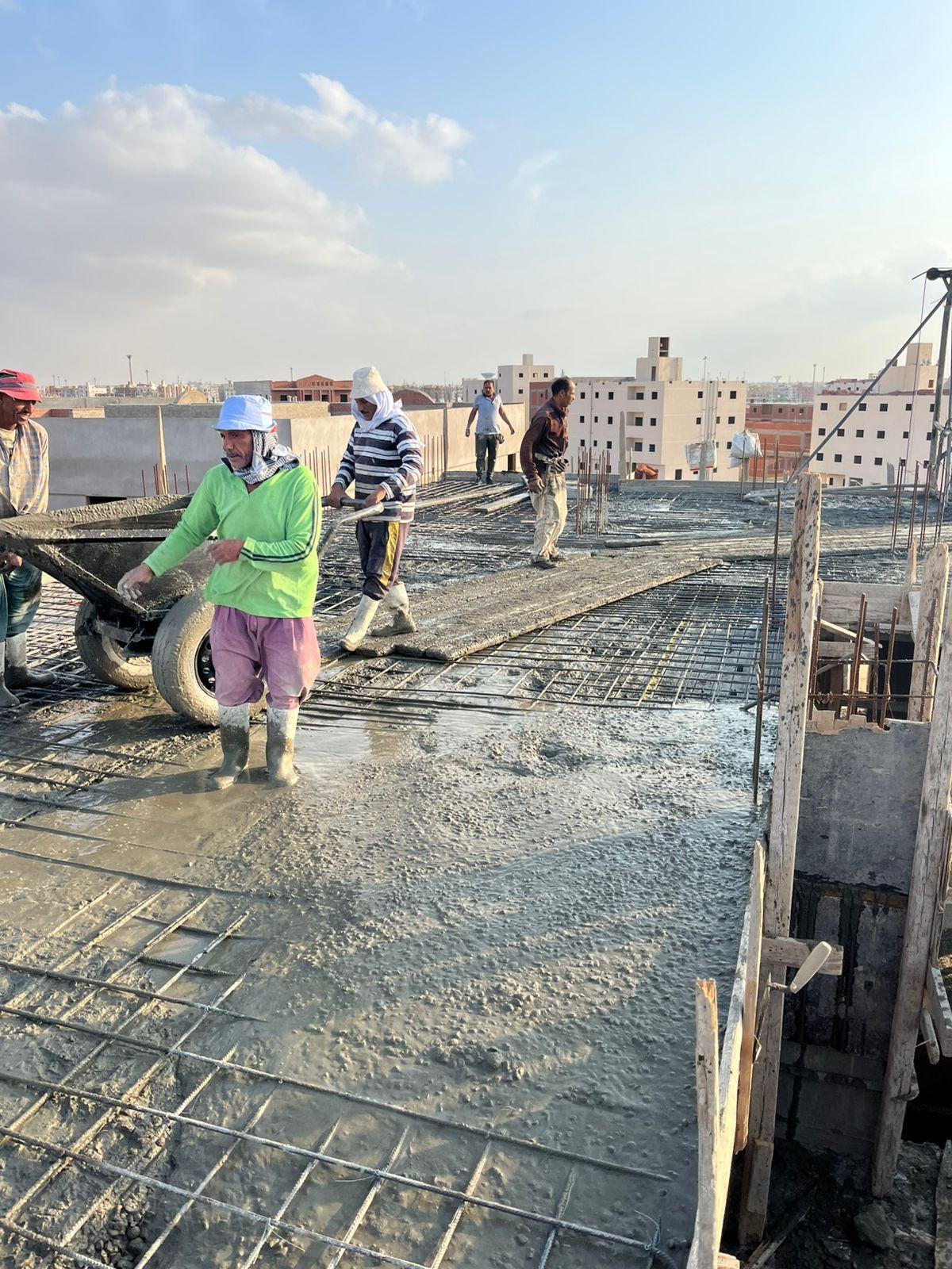 Construction stage Third floor slab