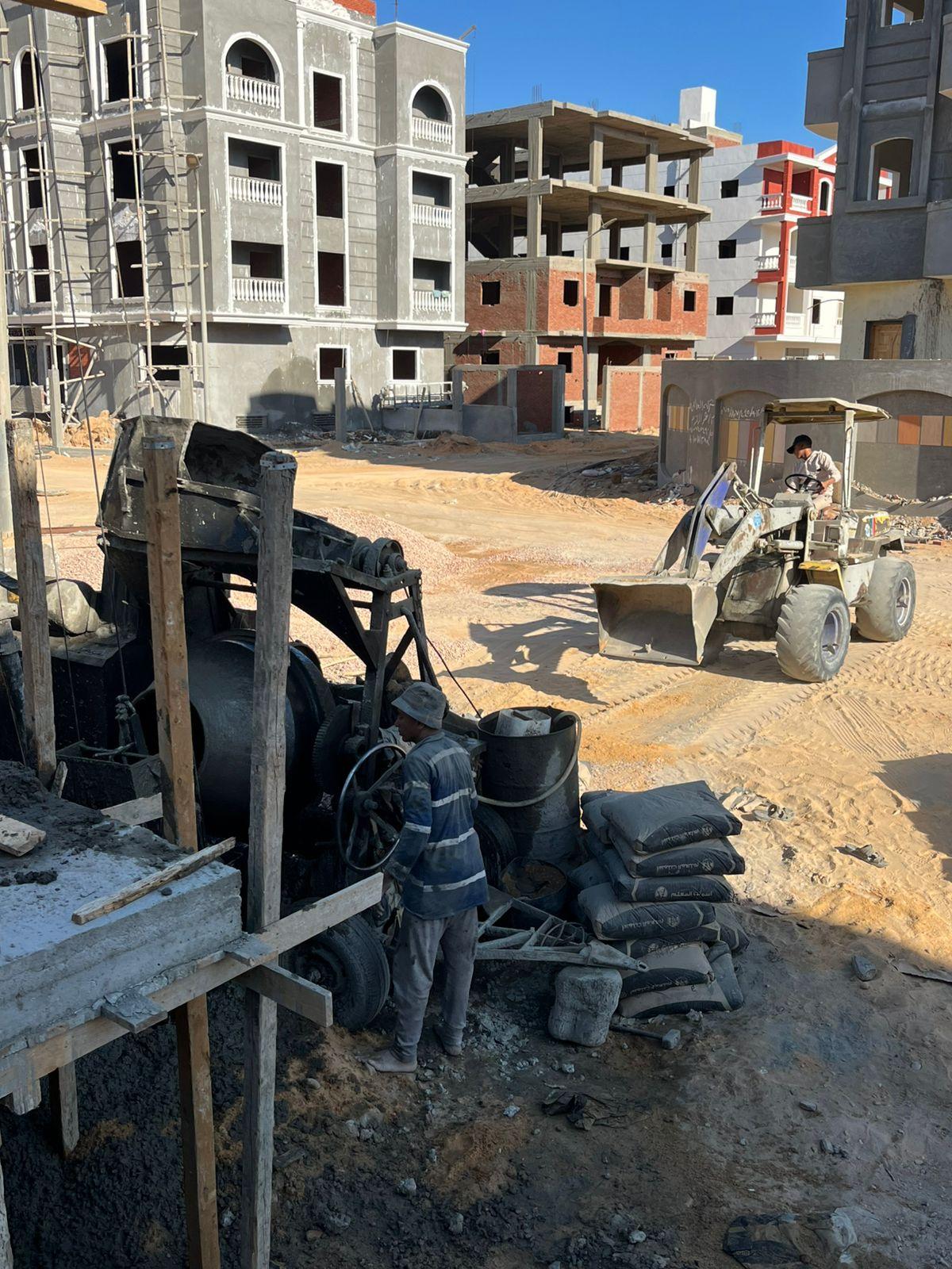 Construction stage Ground floor columns