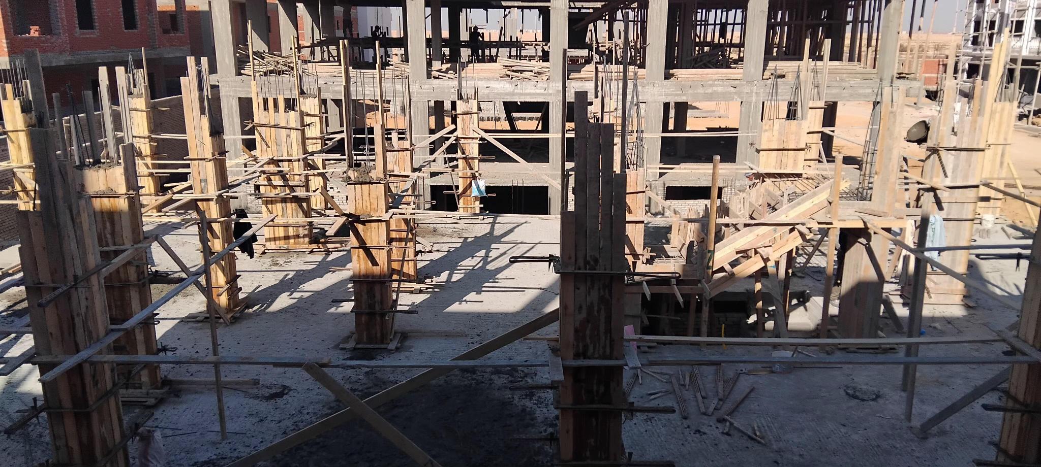Construction stage Ground floor columns