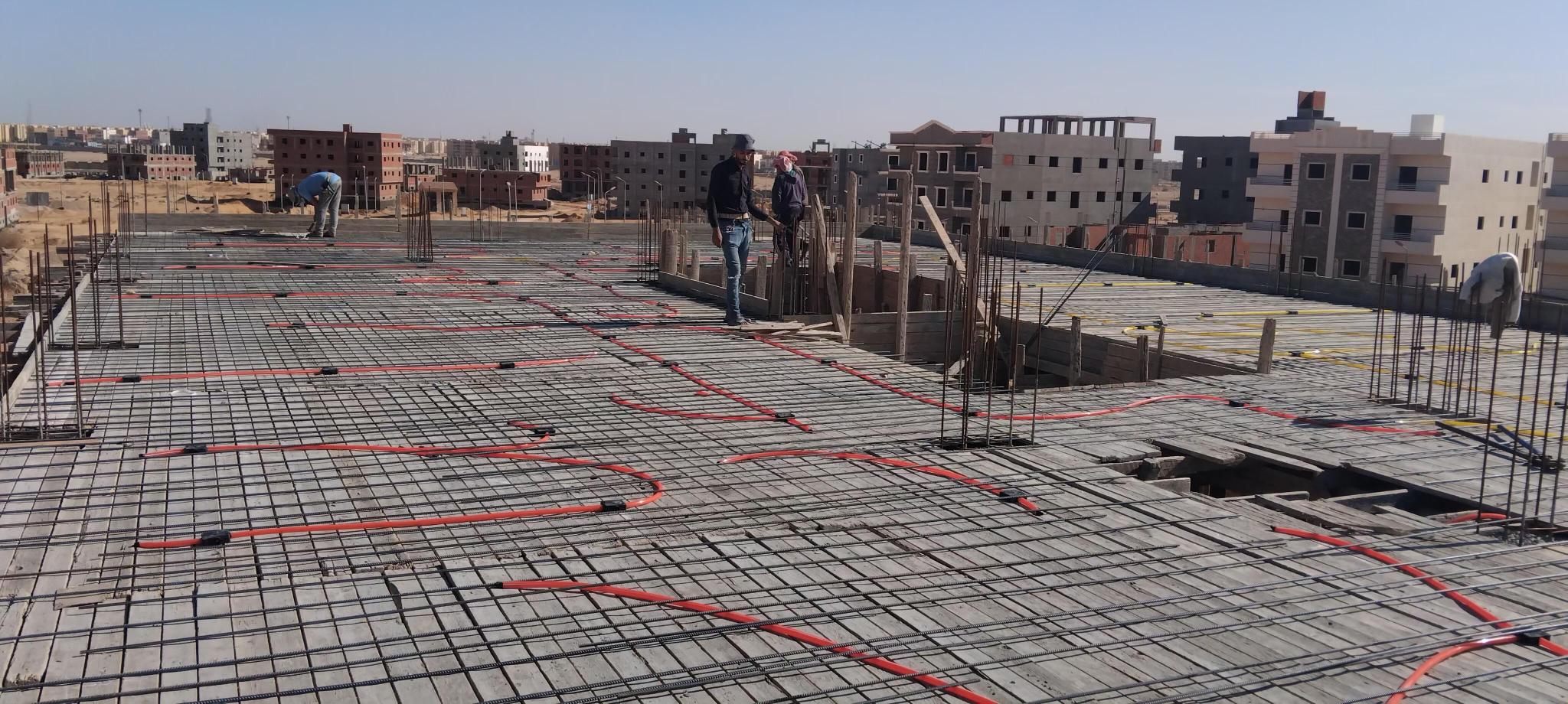 Construction stage Second floor slab