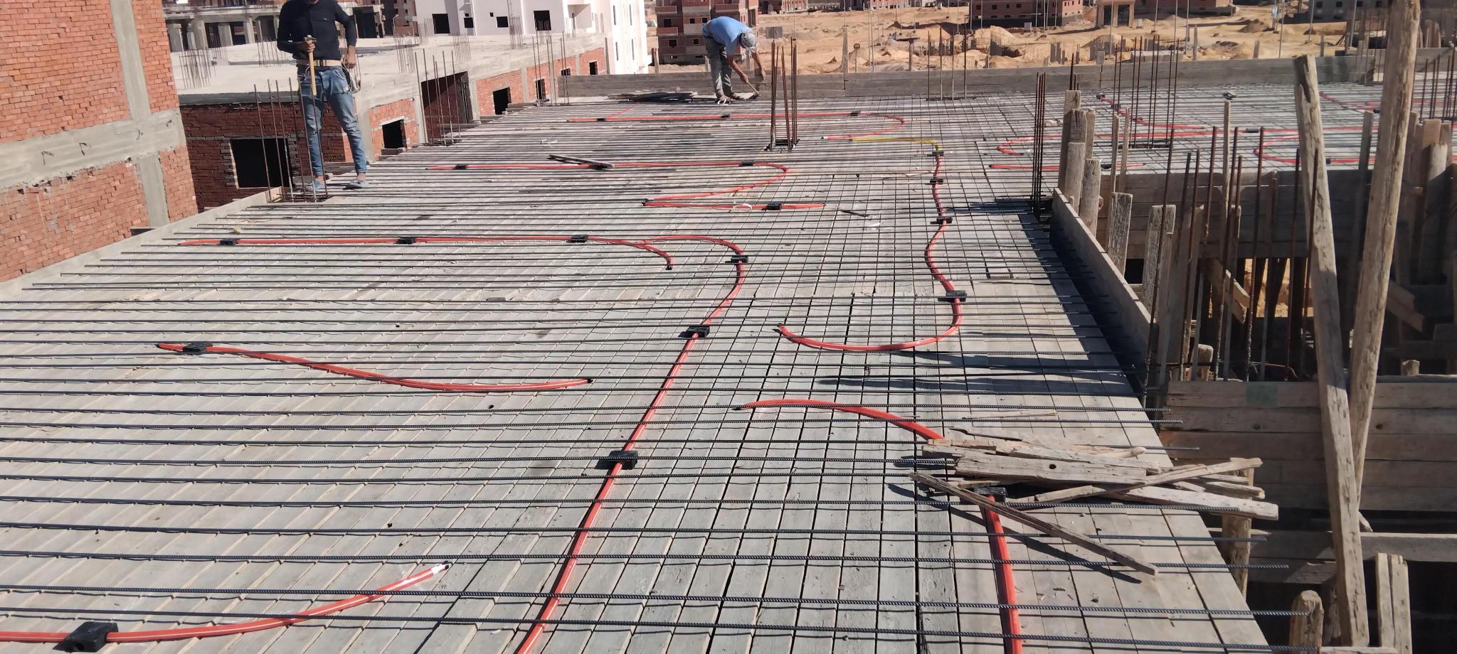 Construction stage Second floor slab