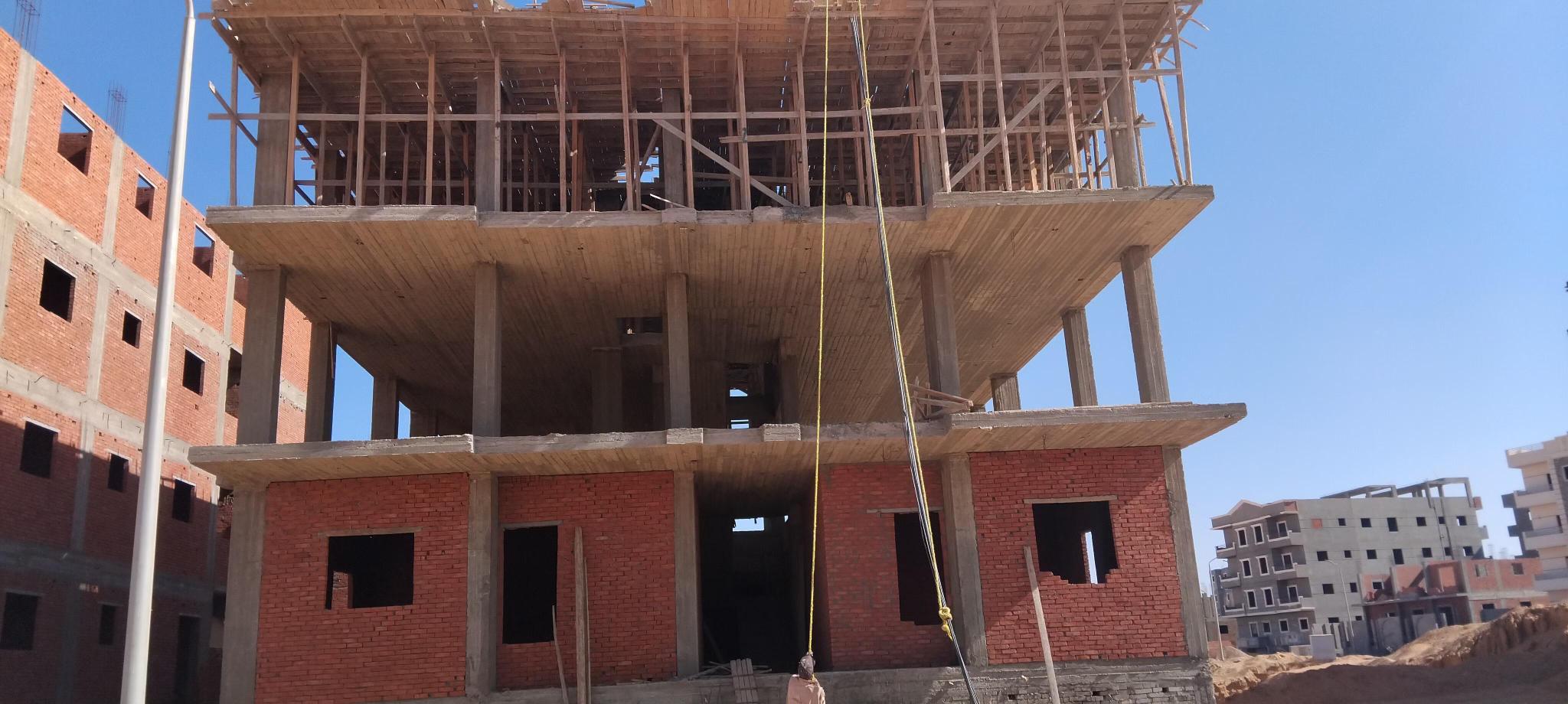 Construction stage Second floor slab