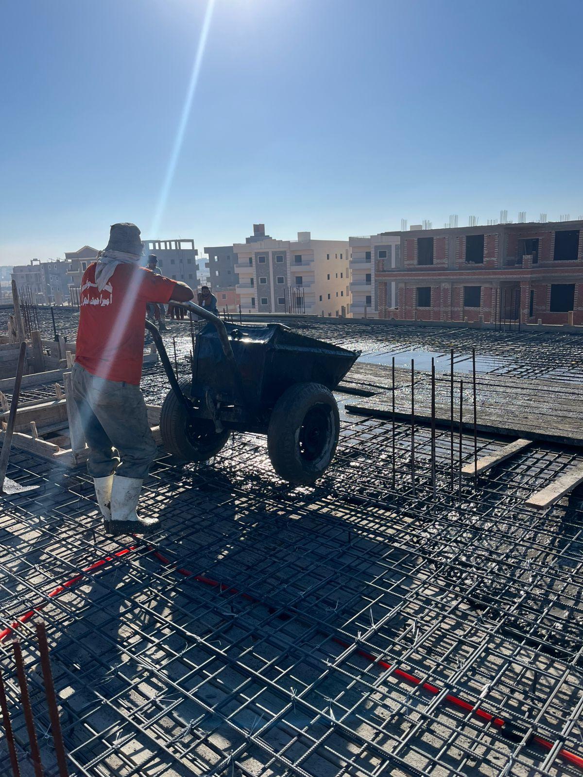 Construction stage Second floor slab
