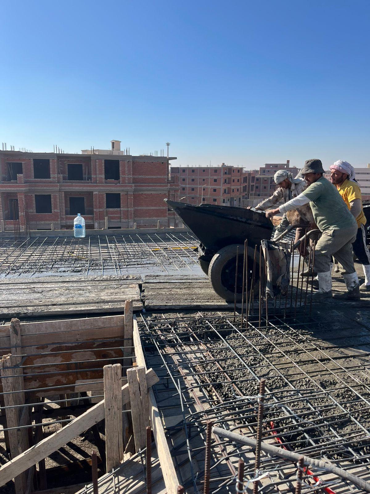Construction stage Second floor slab