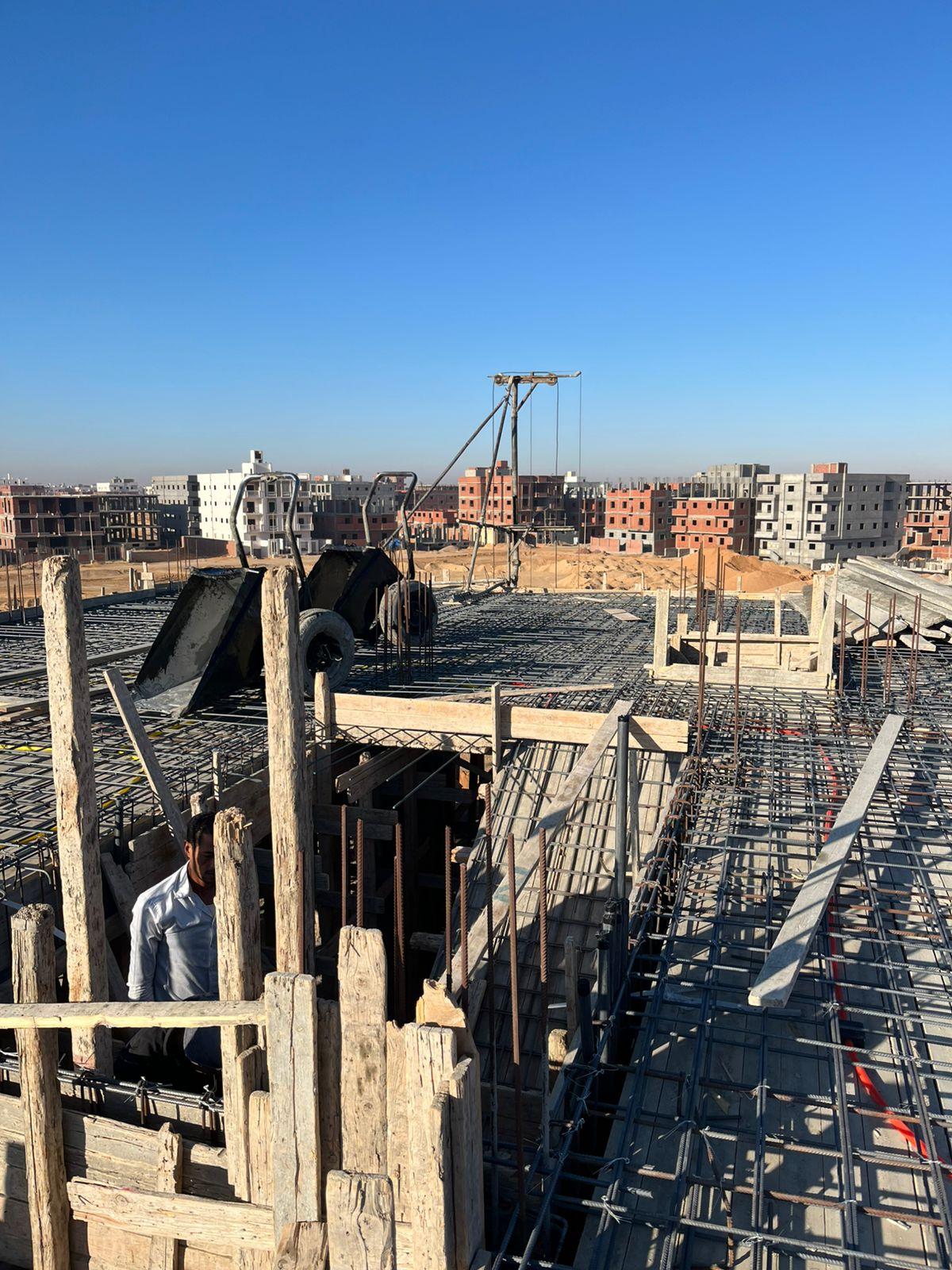 Construction stage Second floor slab