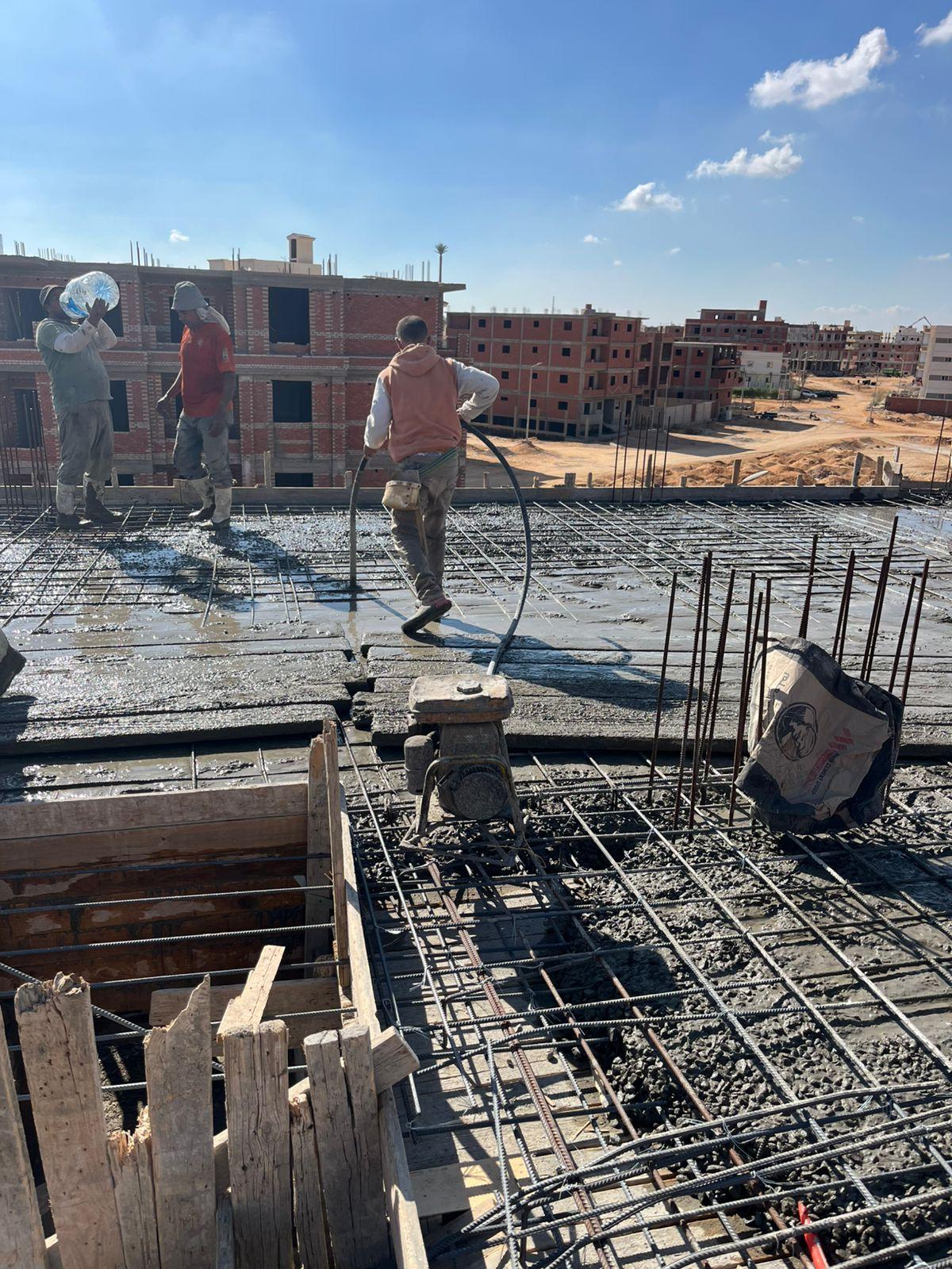 Construction stage Second floor slab