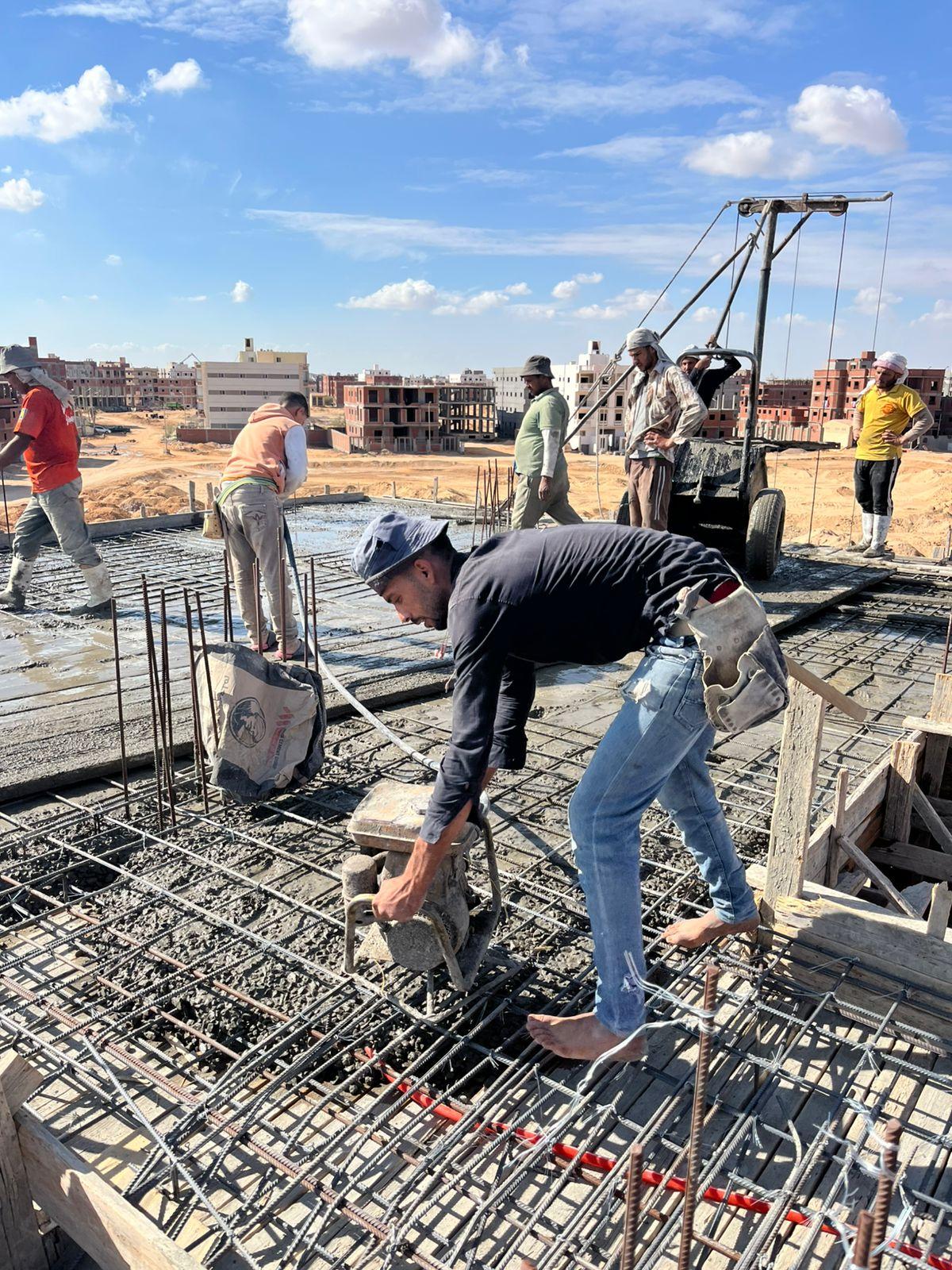Construction stage Second floor slab
