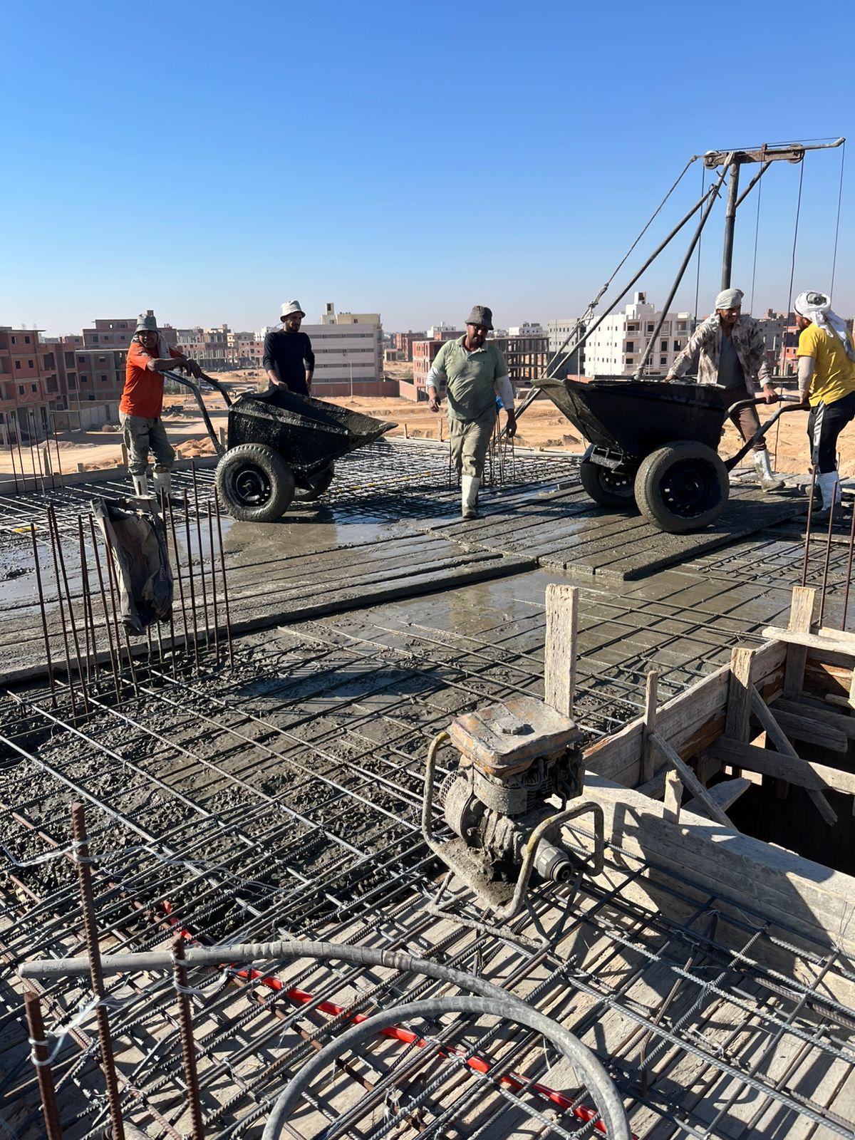 Construction stage Second floor slab