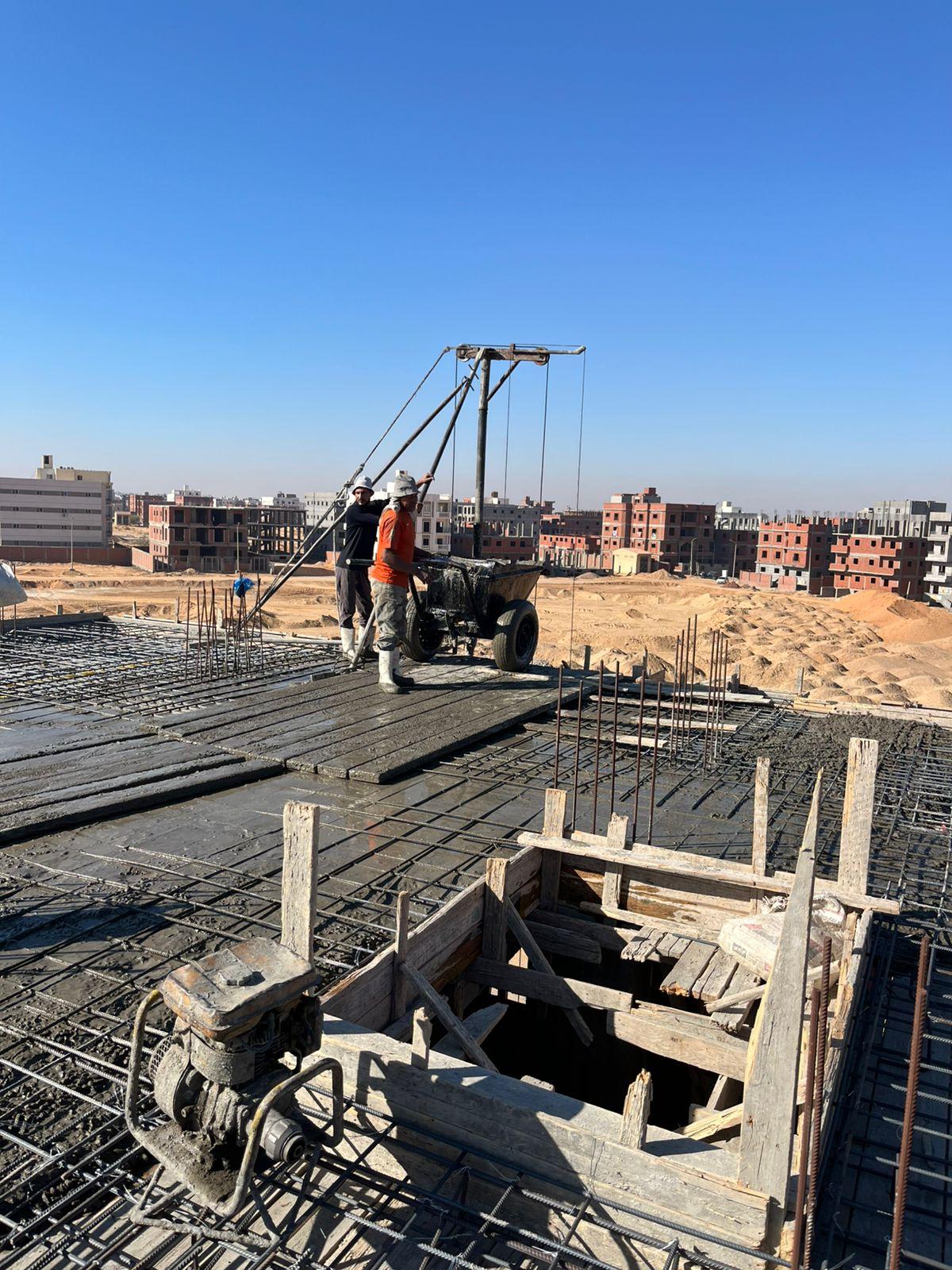 Construction stage Second floor slab