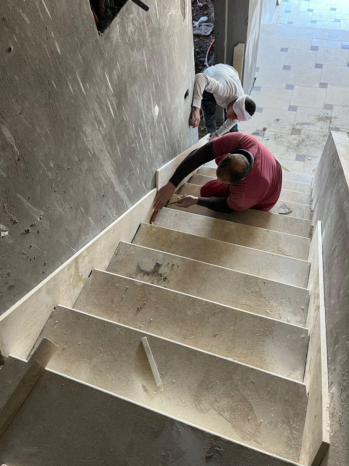 Construction stage Marble works