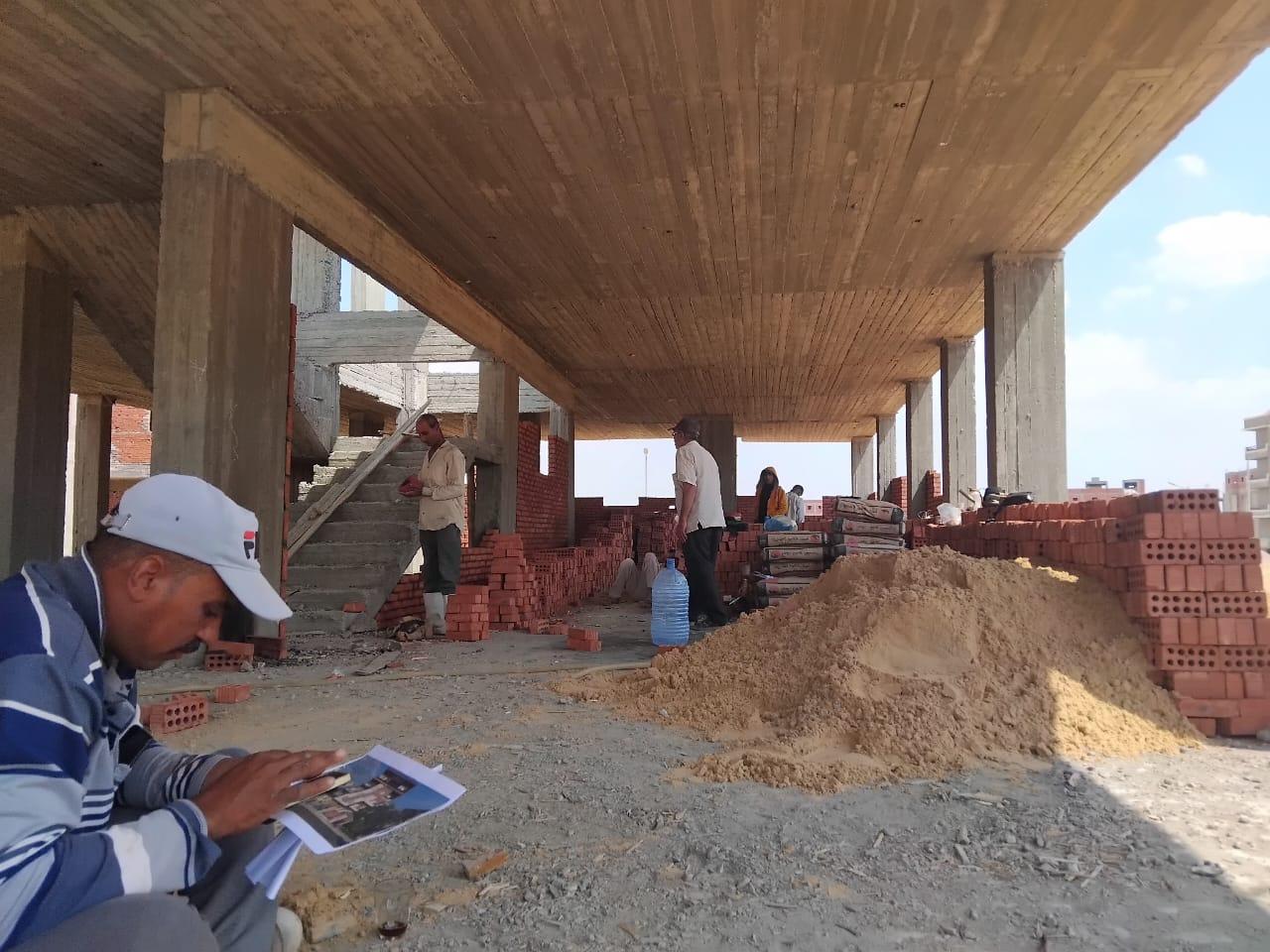 Construction stage Ground floor walls