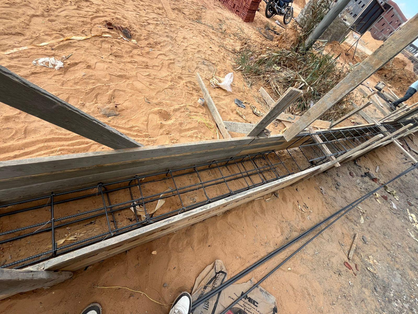 Construction stage Wall Building works