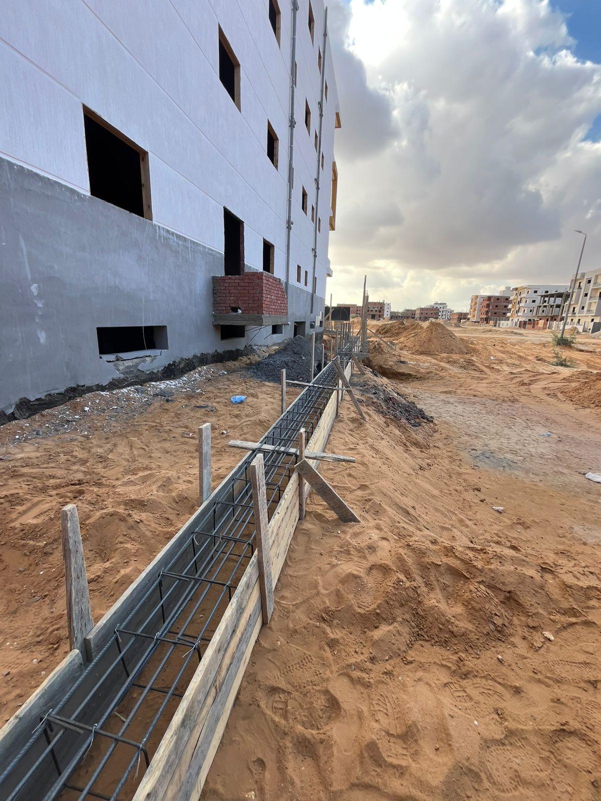 Construction stage Wall Building works