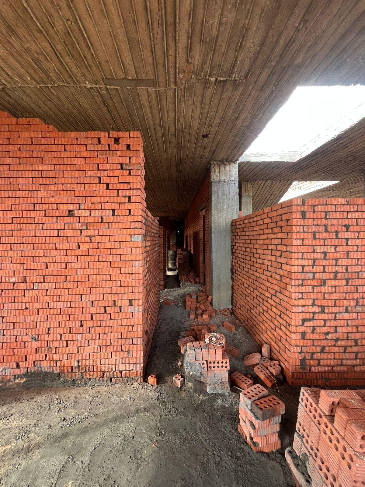 Construction stage Third floor walls