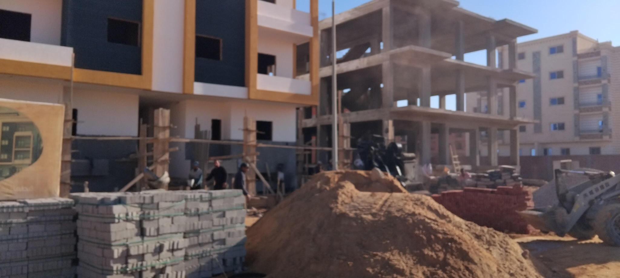 Construction stage Wall Building works