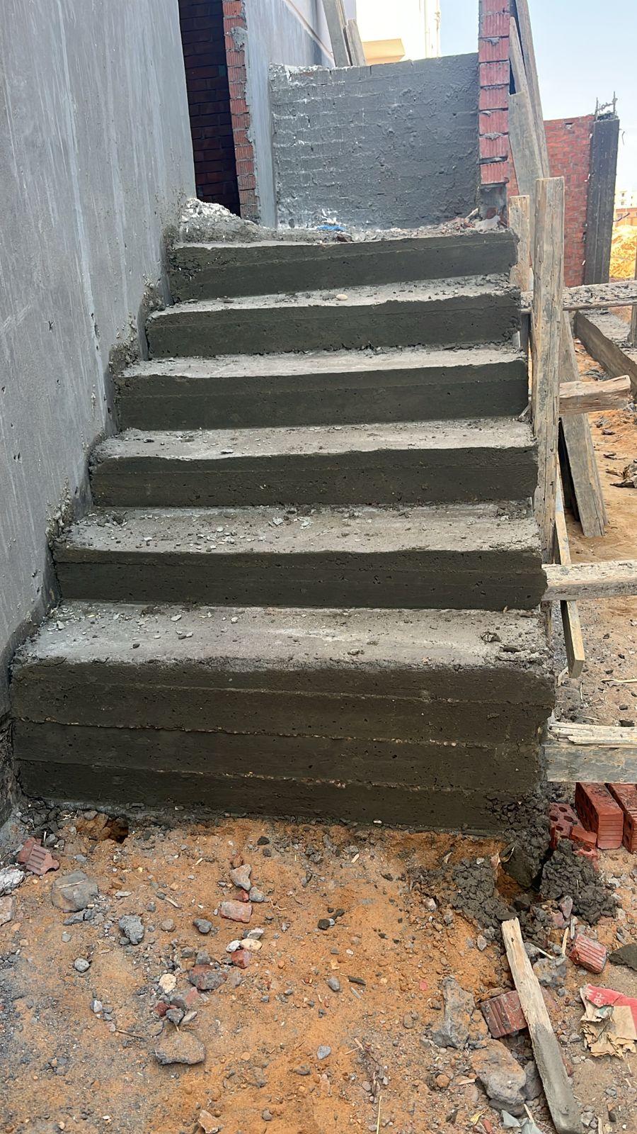Construction stage Wall Building works